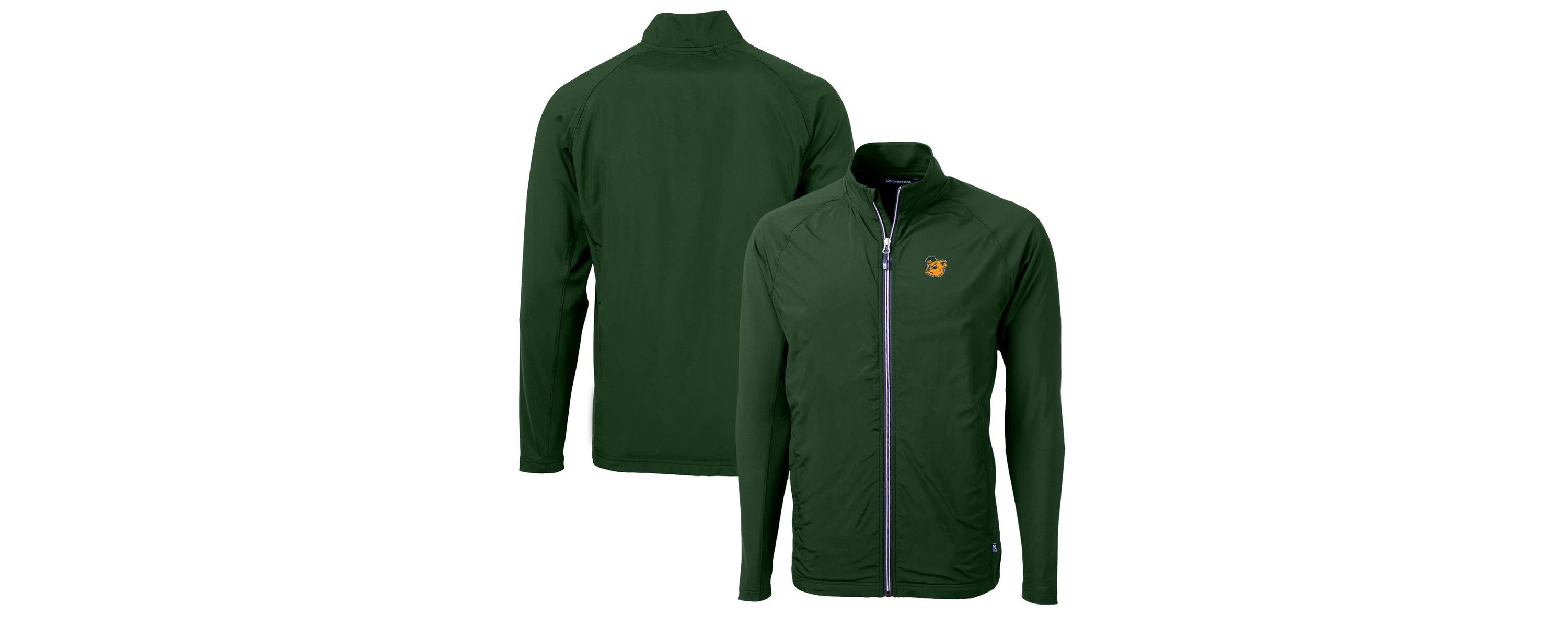 NCAA Baylor Bears Adapt Eco Knit Hybrid Recycled Full-Zip Logo Jacket