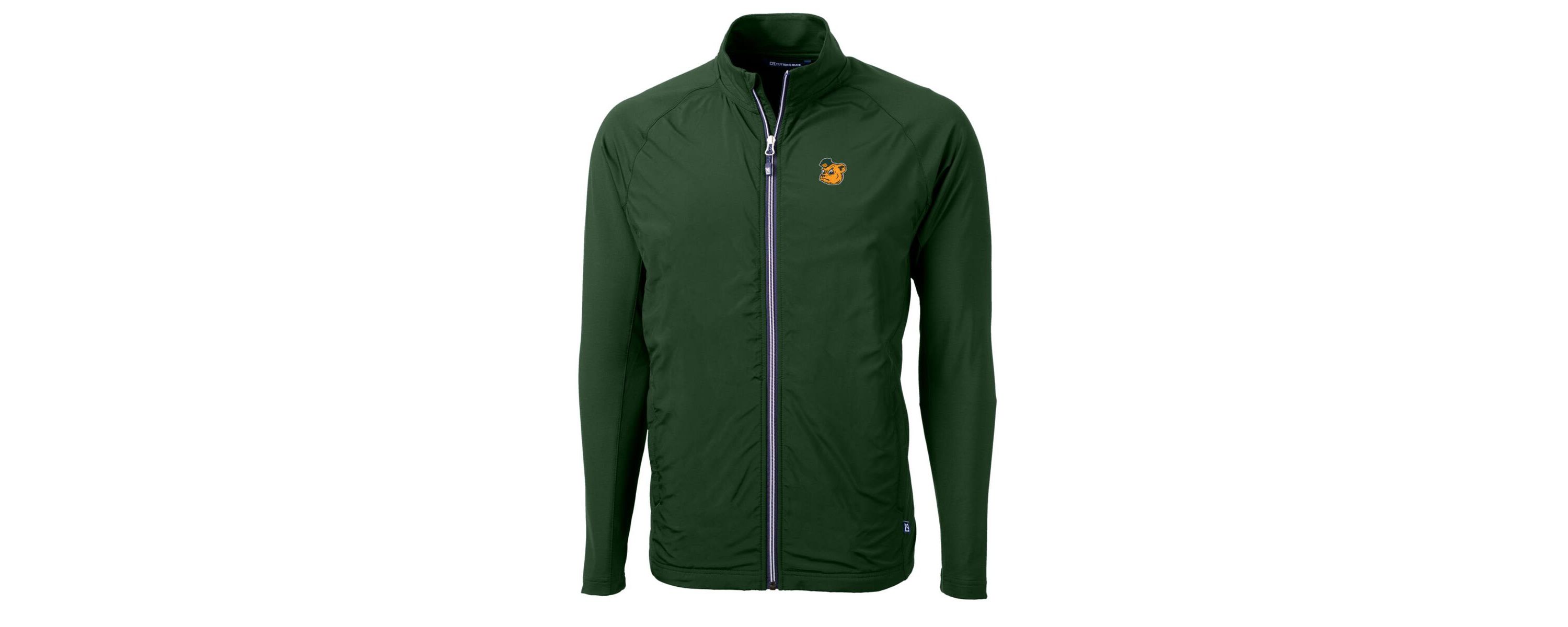 NCAA Baylor Bears Adapt Eco Knit Hybrid Recycled Full-Zip Logo Jacket