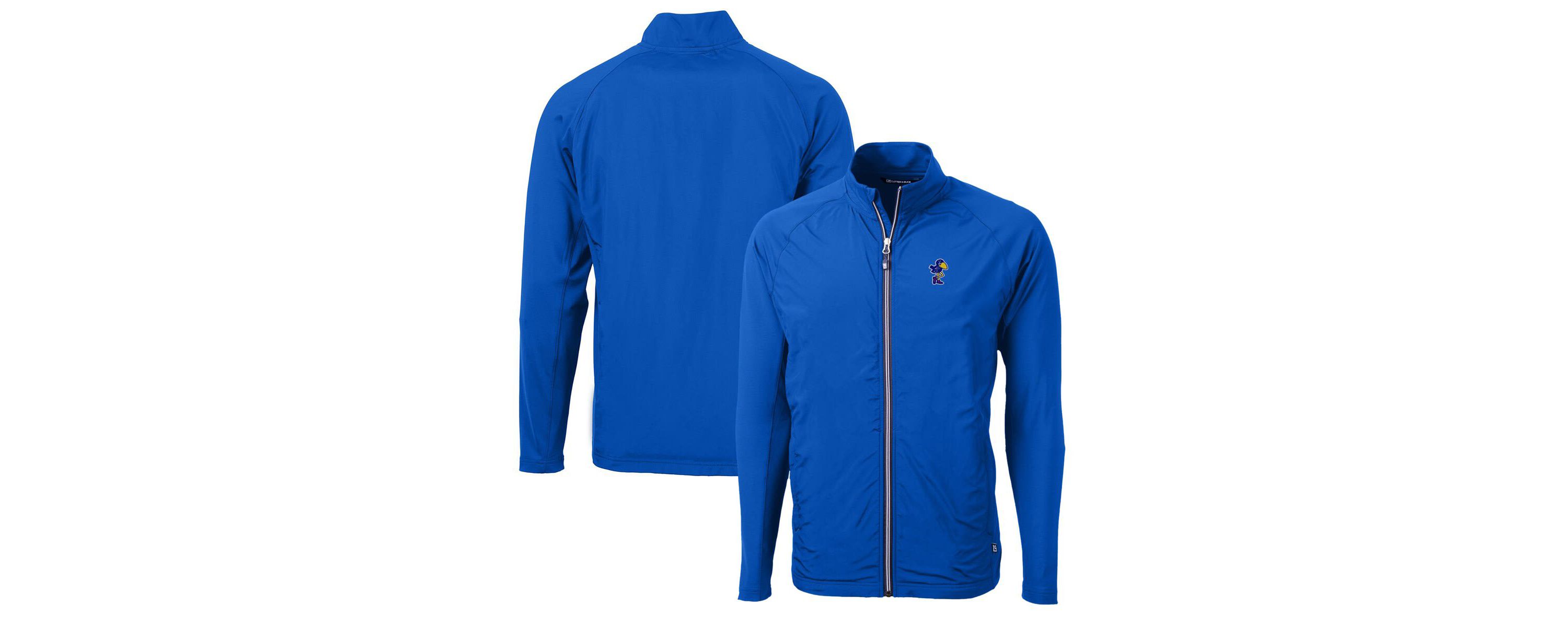 NCAA Kansas Jayhawks Adapt Eco Knit Hybrid Recycled Full-Zip Jacket