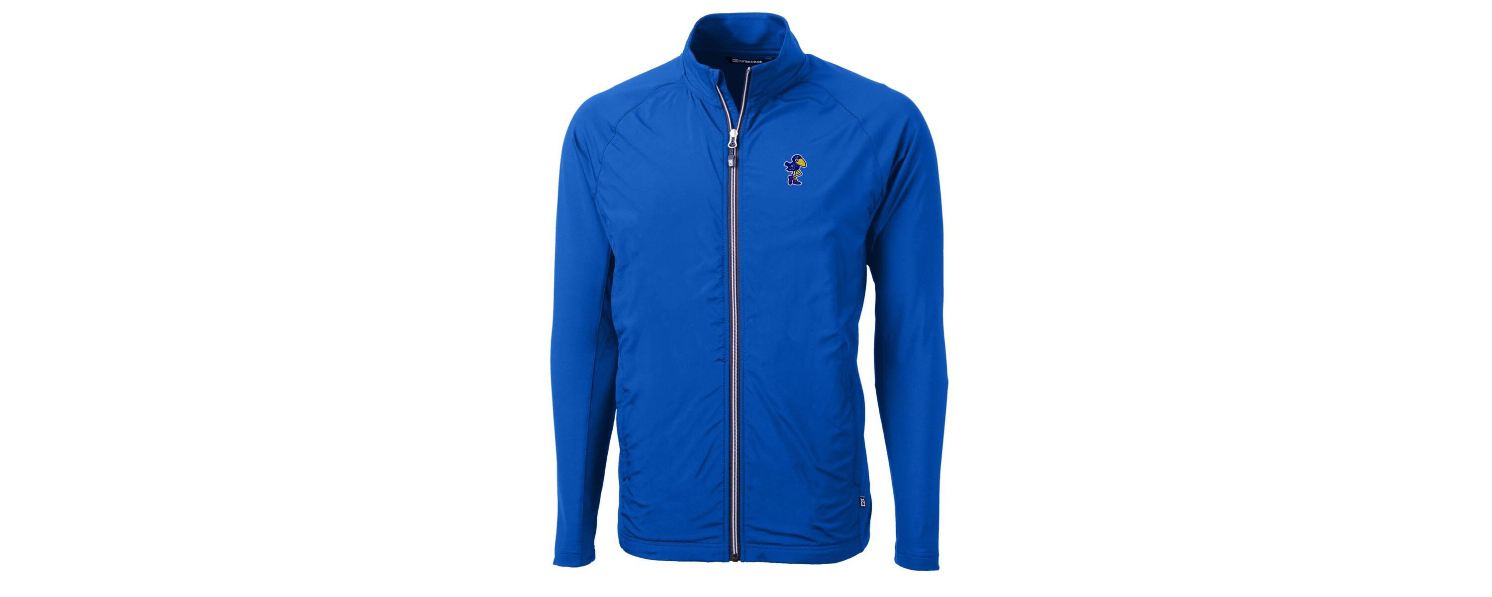 NCAA Kansas Jayhawks Adapt Eco Knit Hybrid Recycled Full-Zip Jacket