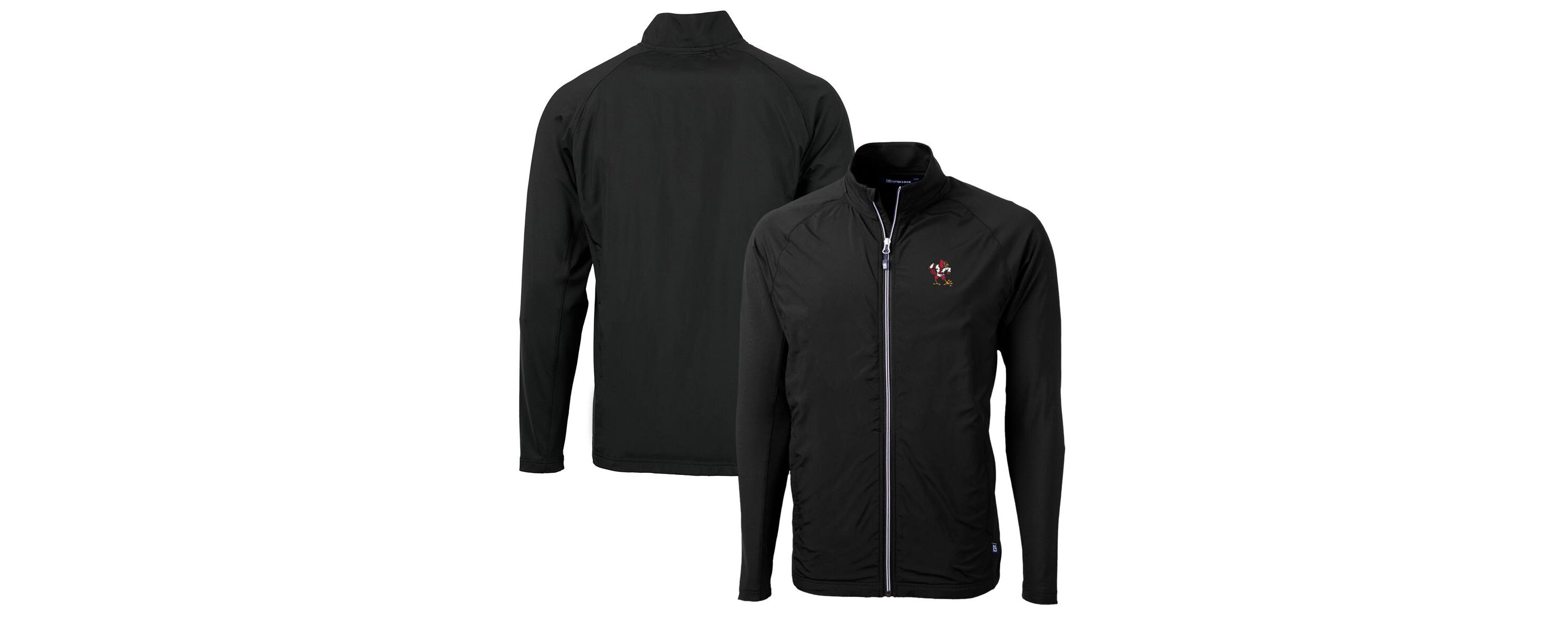 NCAA Louisville Cardinals Adapt Eco Knit Hybrid Recycled Full-Zip Jacket