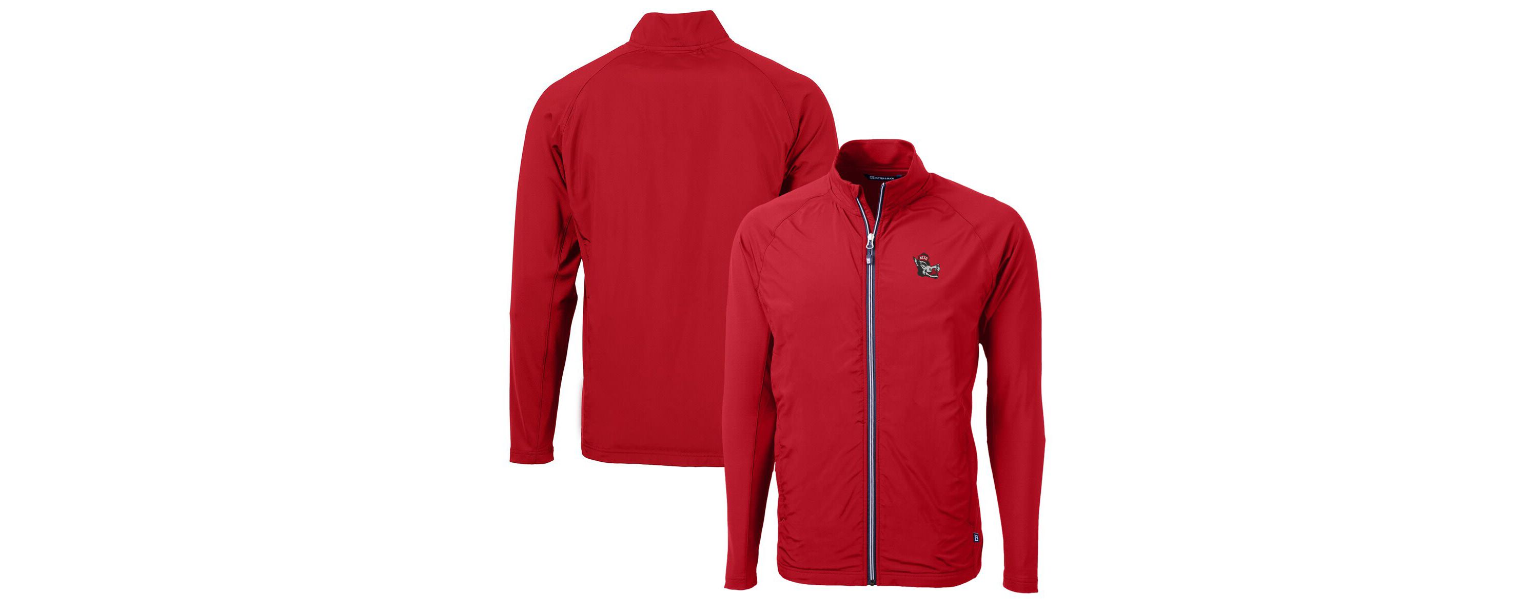 NCAA NC State Wolfpack Adapt Eco Knit Hybrid Recycled Full-Zip Jacket