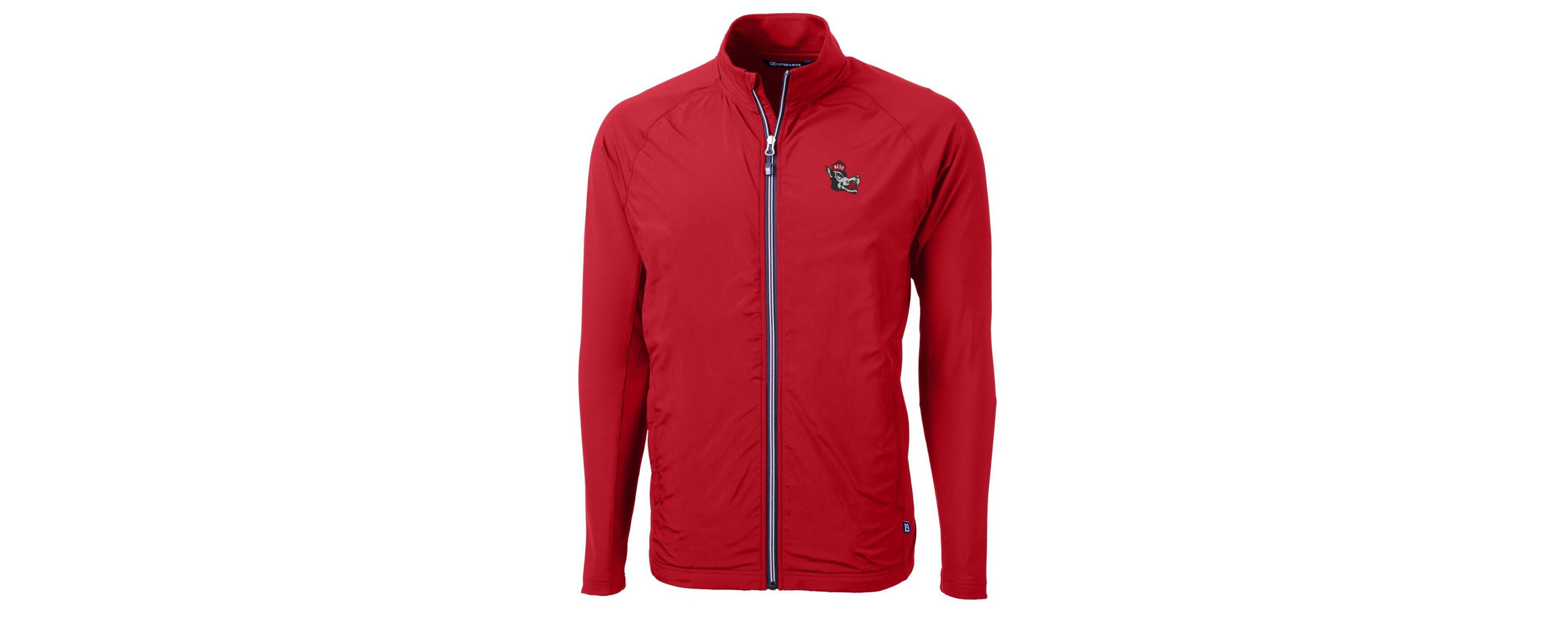 NCAA NC State Wolfpack Adapt Eco Knit Hybrid Recycled Full-Zip Jacket