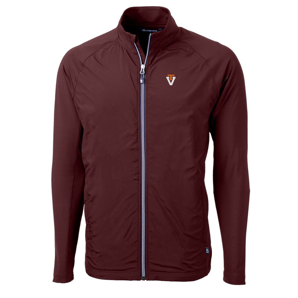NCAA Virginia Tech Hokies Adapt Eco Knit Hybrid Recycled Full-Zip Jacket