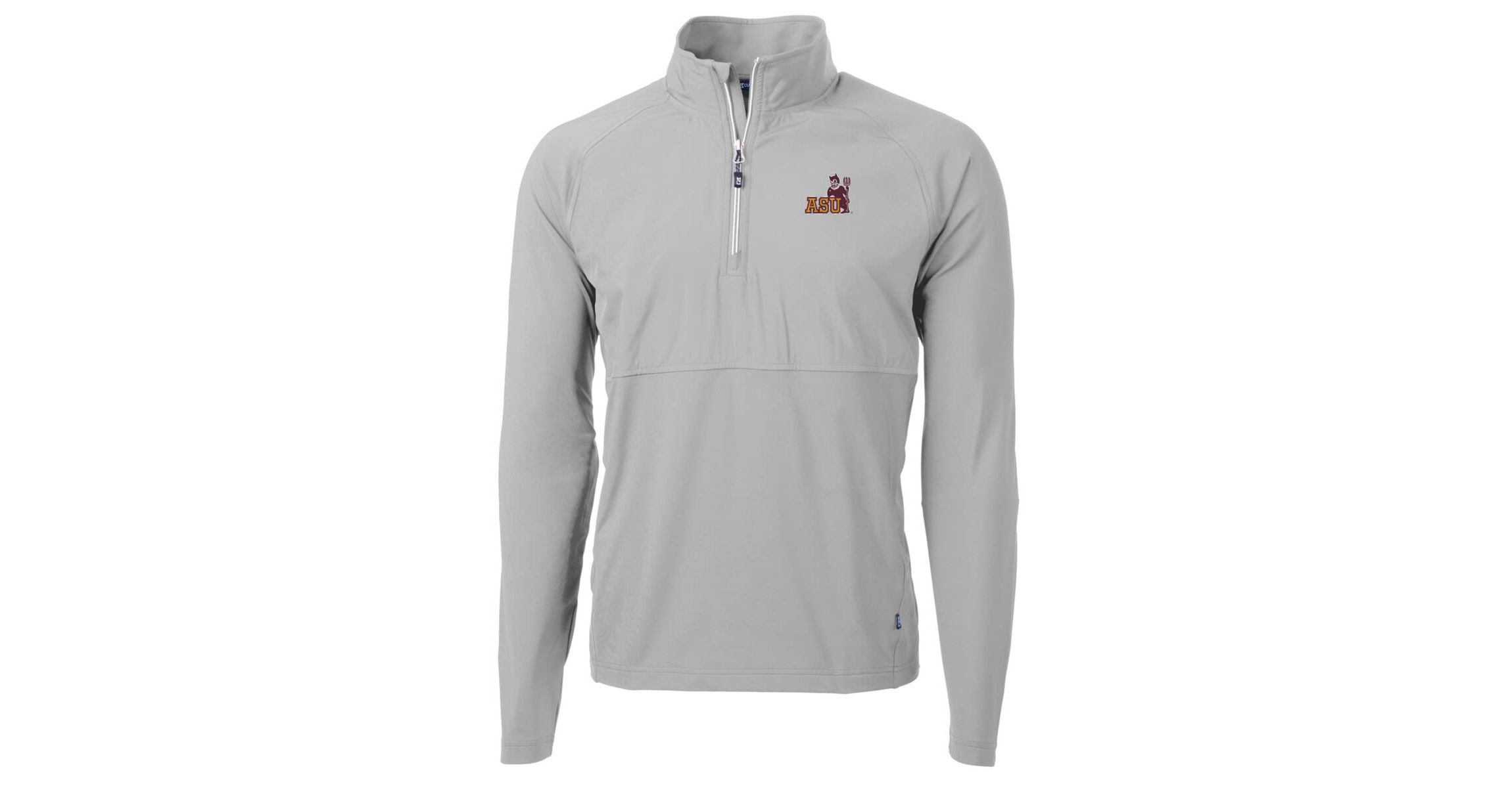 NCAA Arizona State Sun Devils Adapt Eco Knit Hybrid Recycled Quarter-Zip Pullover Top