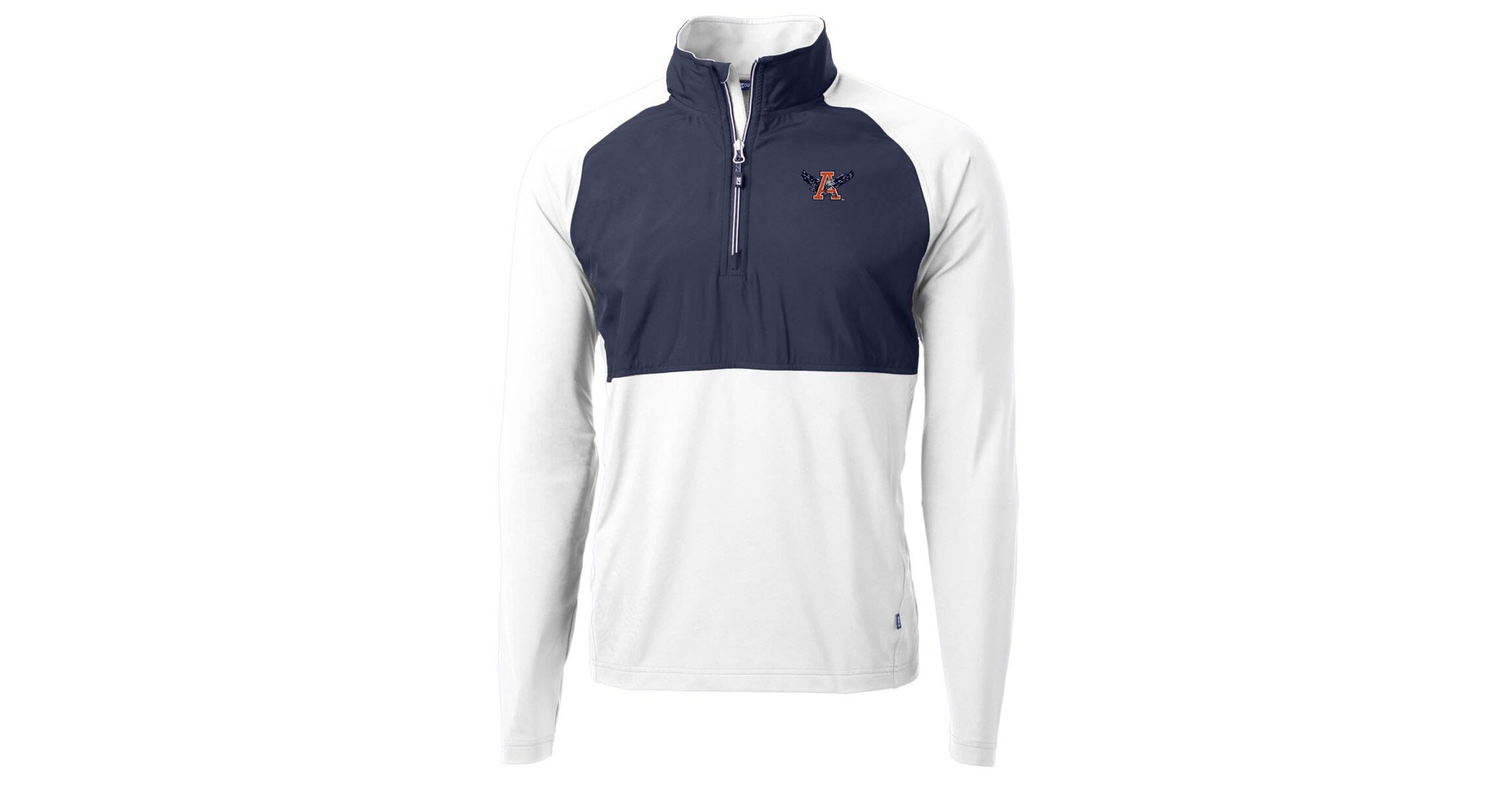 NCAA Auburn Tigers Adapt Eco Knit Hybrid Recycled Quarter-Zip Pullover Top