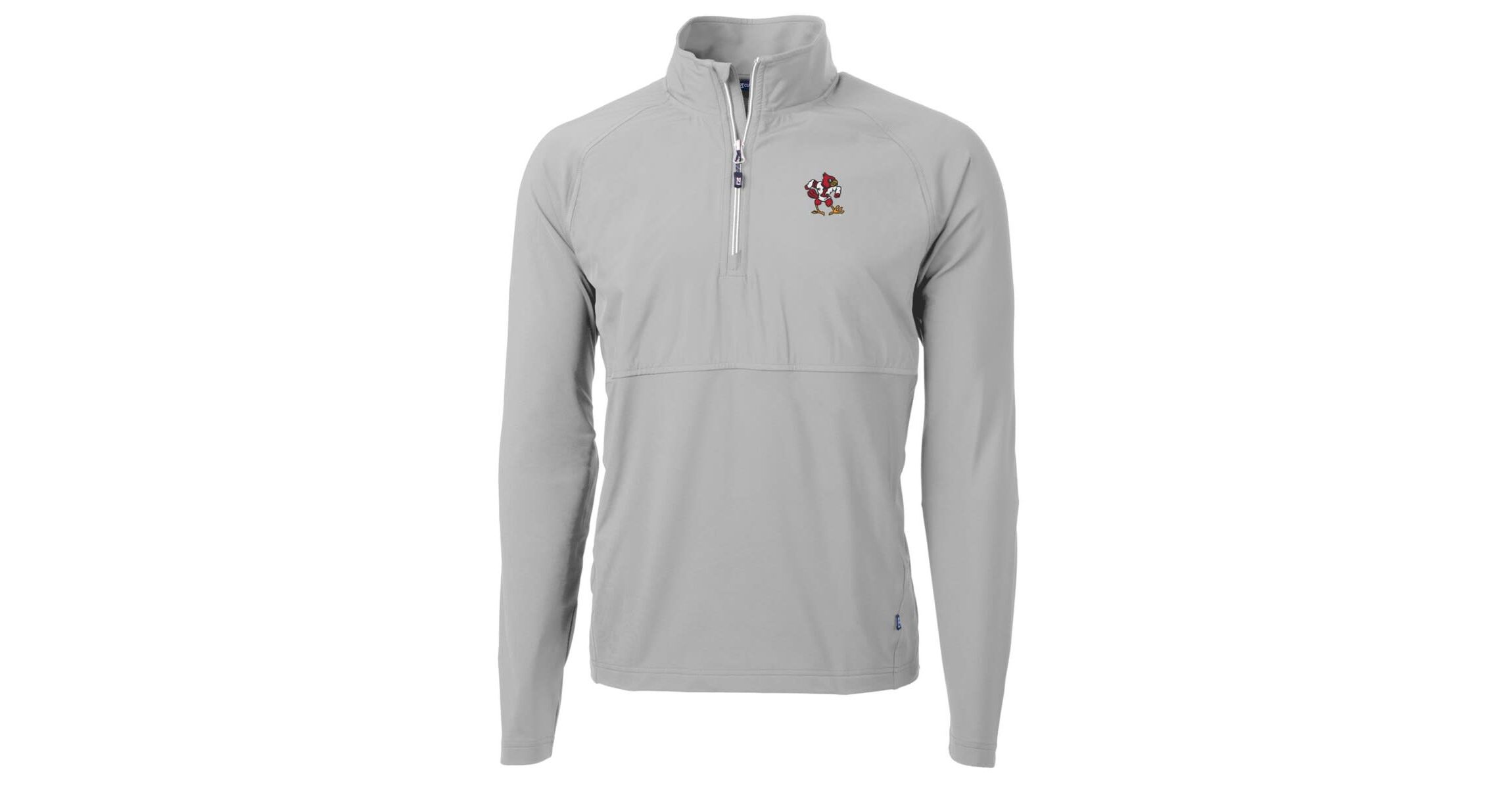 NCAA Louisville Cardinals Adapt Eco Knit Hybrid Recycled Quarter-Zip Pullover Top