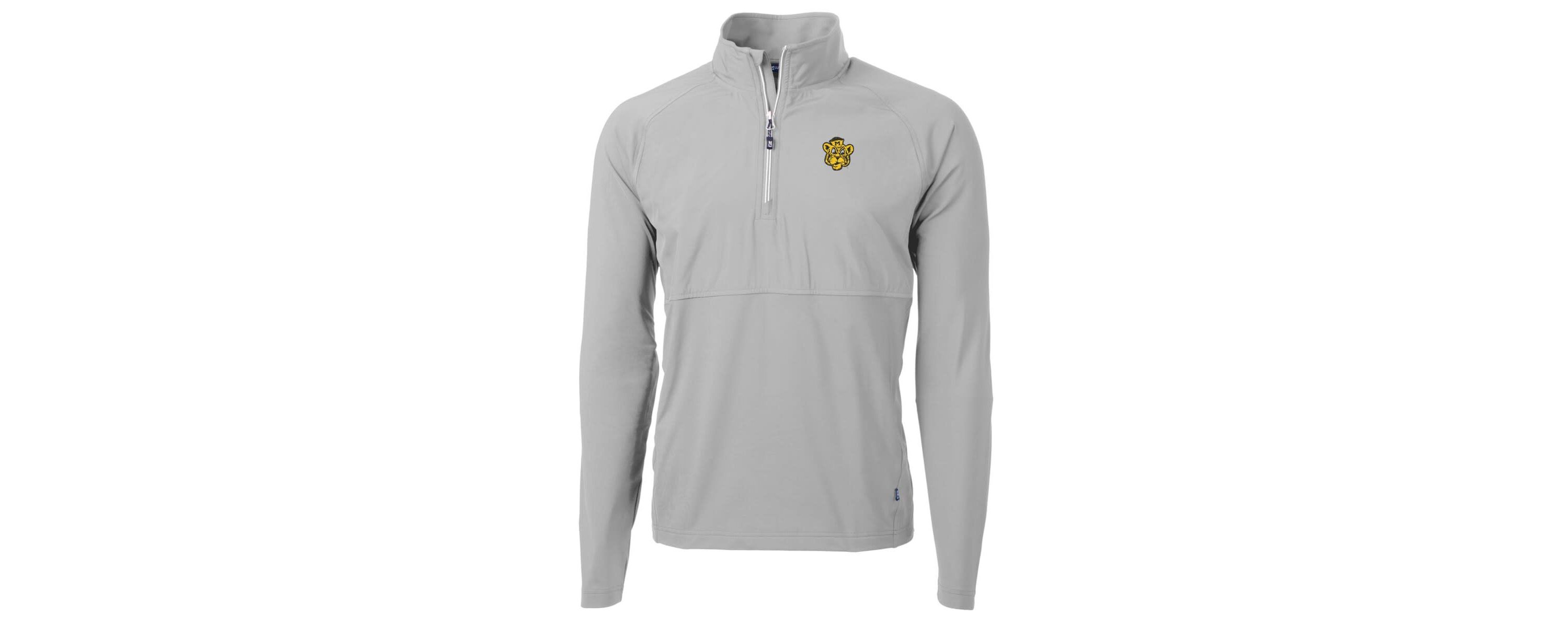 NCAA Missouri Tigers Adapt Eco Knit Hybrid Recycled Quarter-Zip Pullover Top