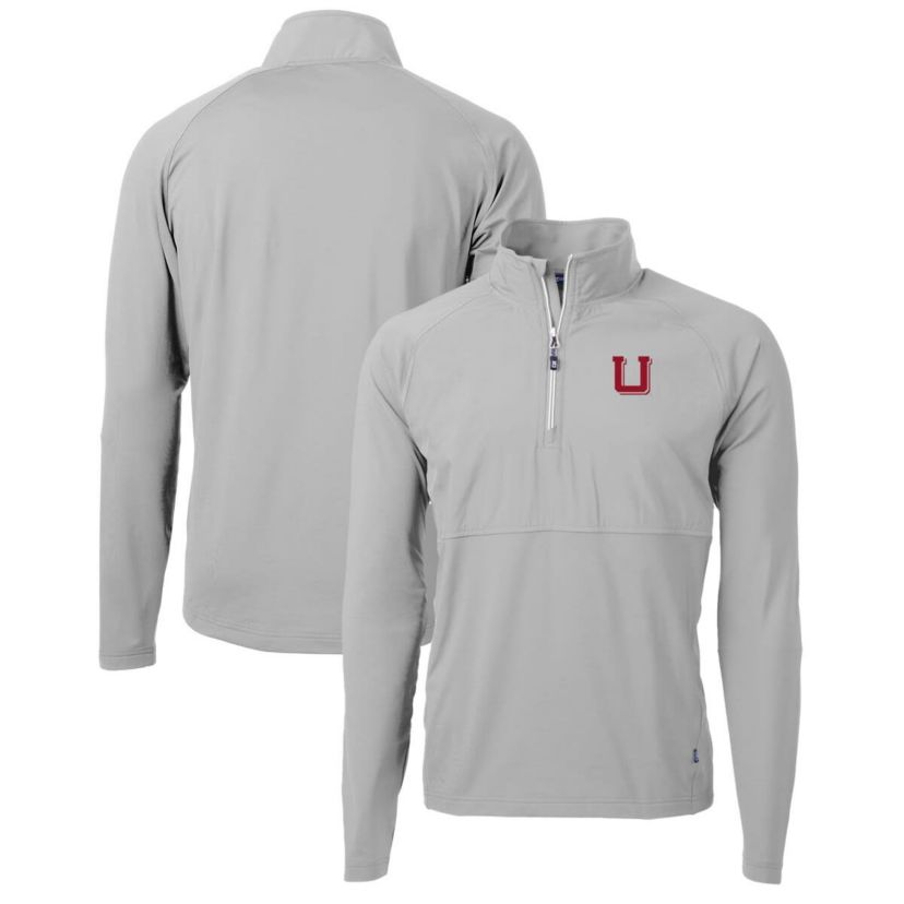 NCAA Utah Utes Adapt Eco Knit Hybrid Recycled Quarter-Zip Pullover Top
