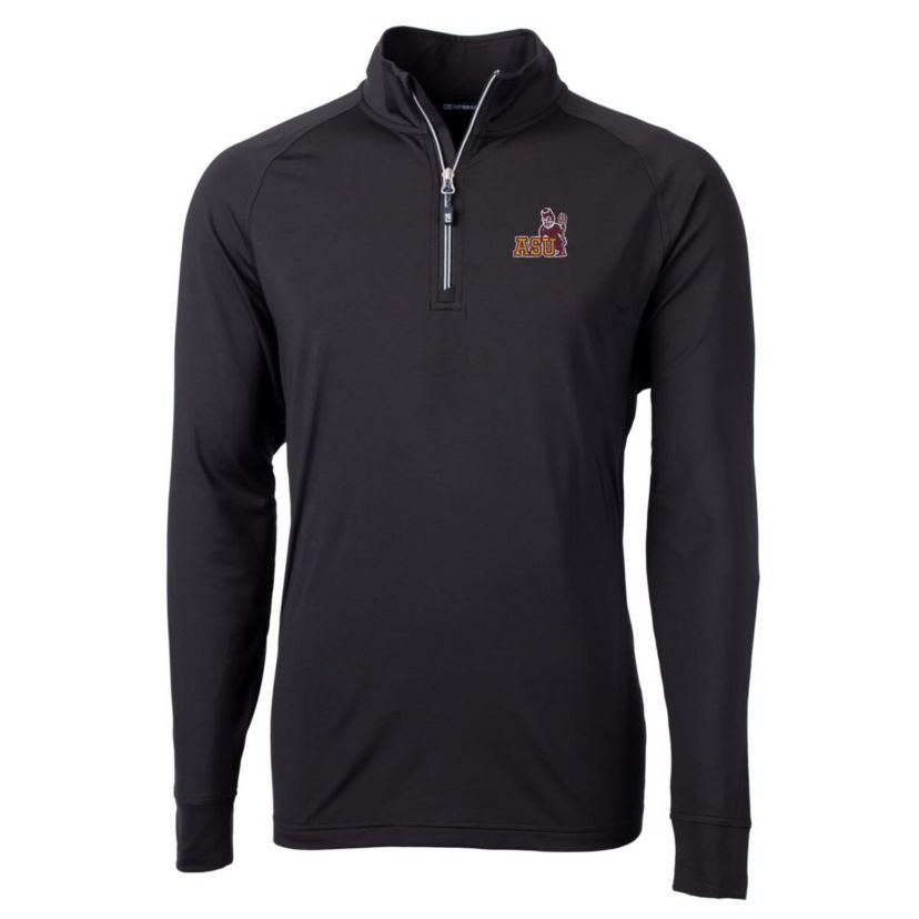 NCAA Arizona State Sun Devils Adapt Eco Knit Stretch Recycled Quarter-Zip Pullover Top