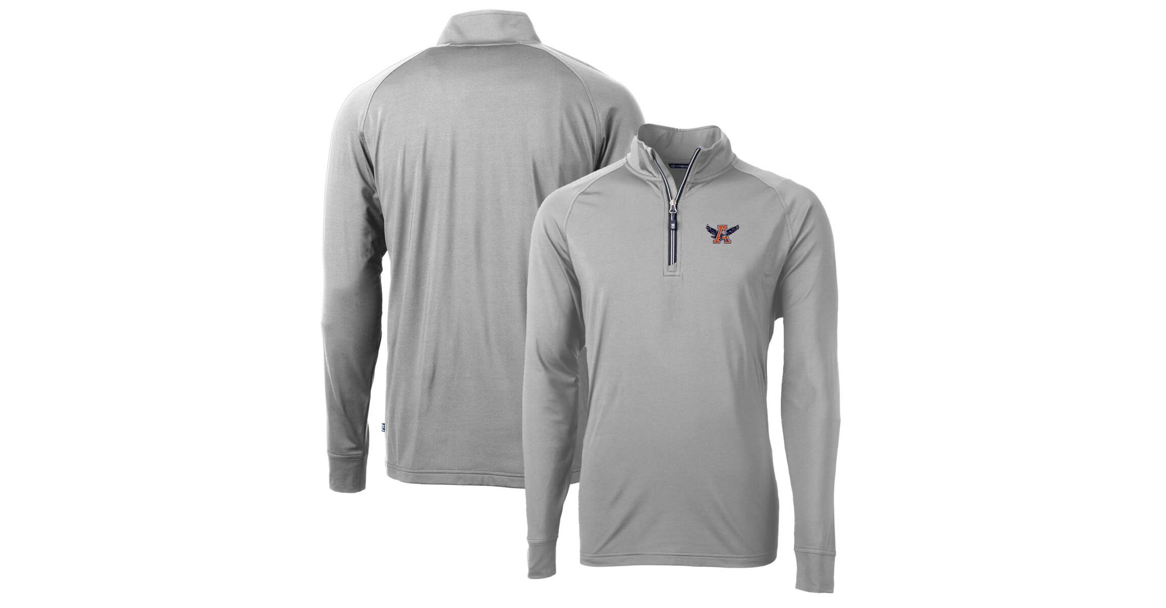 NCAA Auburn Tigers Adapt Eco Knit Stretch Recycled Quarter-Zip Pullover Top