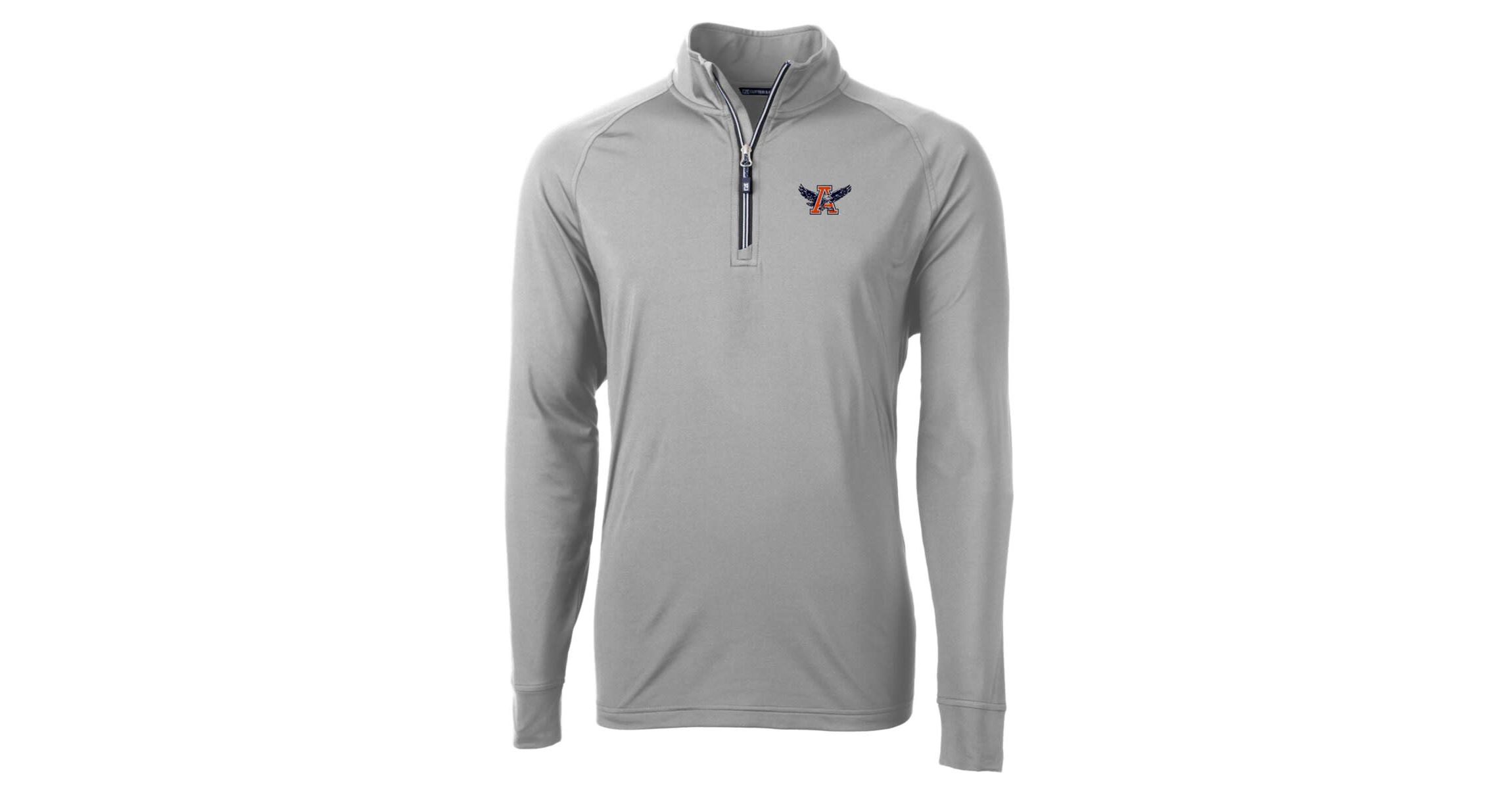 NCAA Auburn Tigers Adapt Eco Knit Stretch Recycled Quarter-Zip Pullover Top