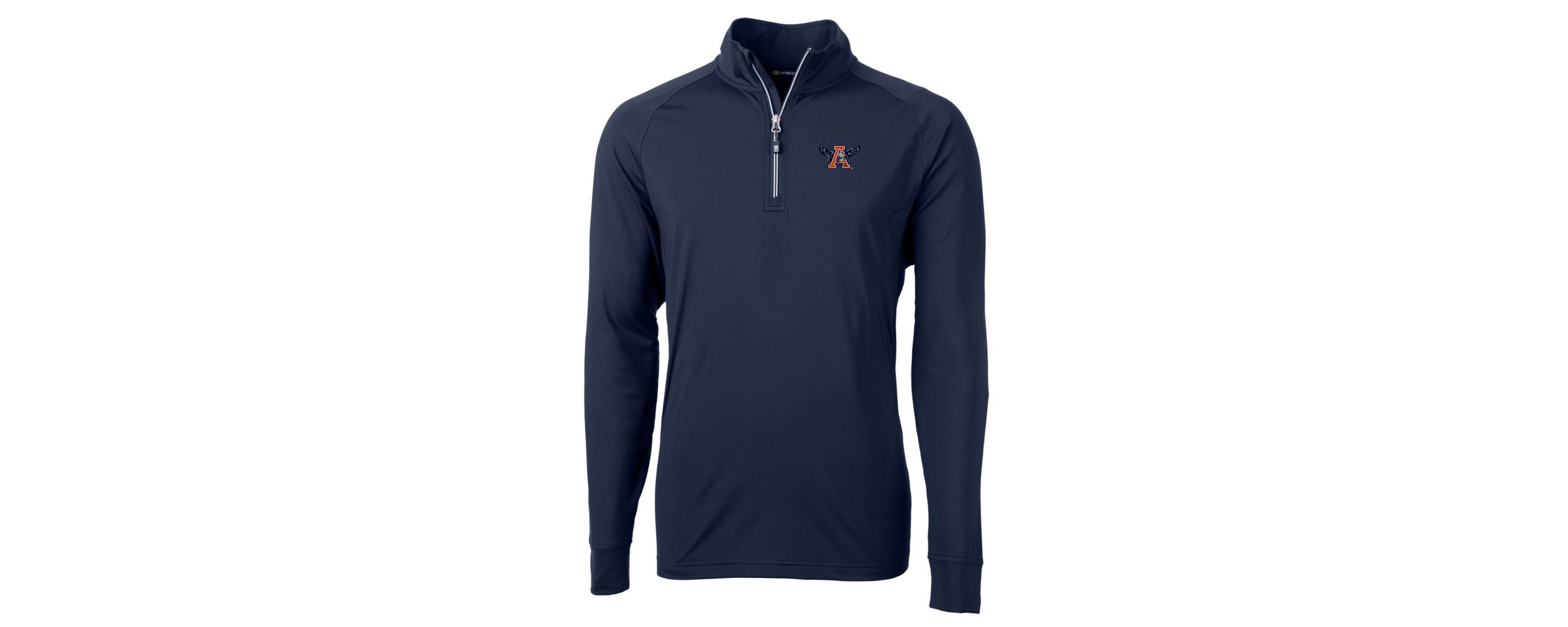 NCAA Auburn Tigers Adapt Eco Knit Stretch Recycled Quarter-Zip Pullover Top