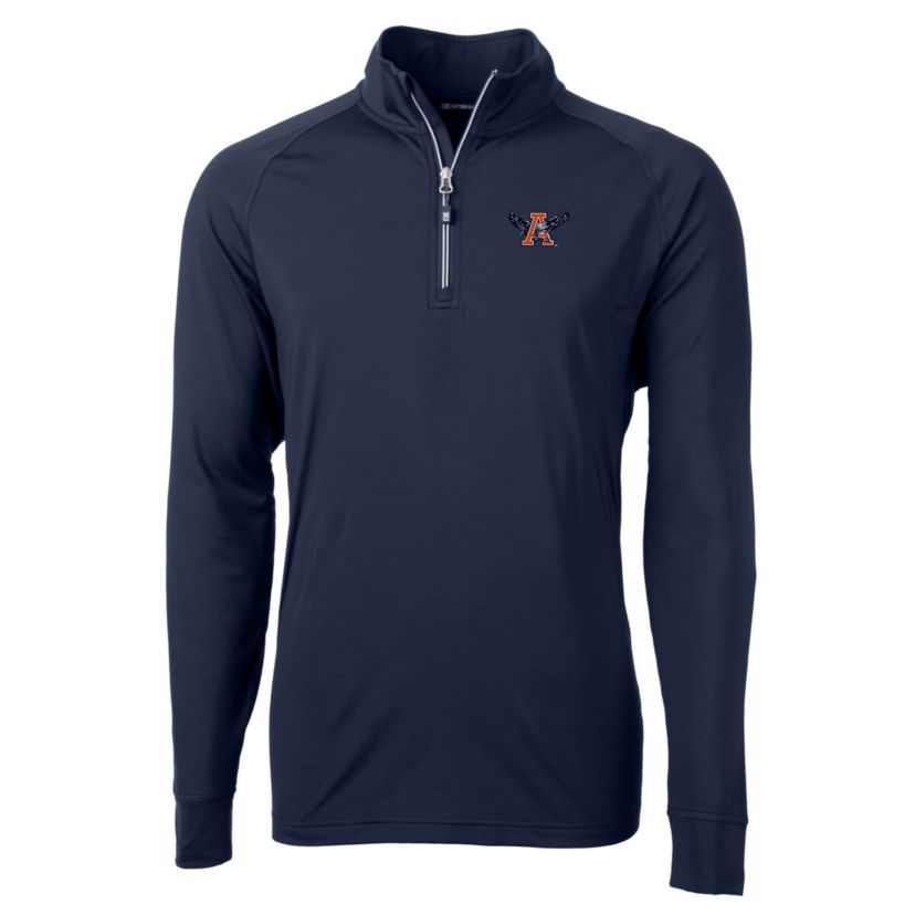 NCAA Auburn Tigers Adapt Eco Knit Stretch Recycled Quarter-Zip Pullover Top