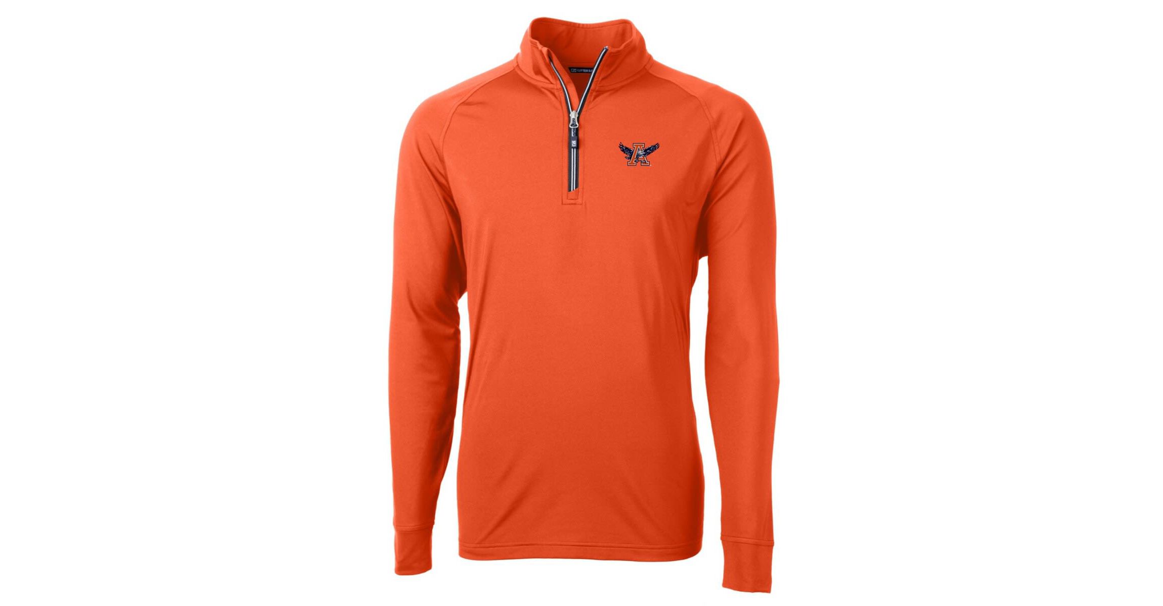NCAA Auburn Tigers Adapt Eco Knit Stretch Recycled Quarter-Zip Pullover Top