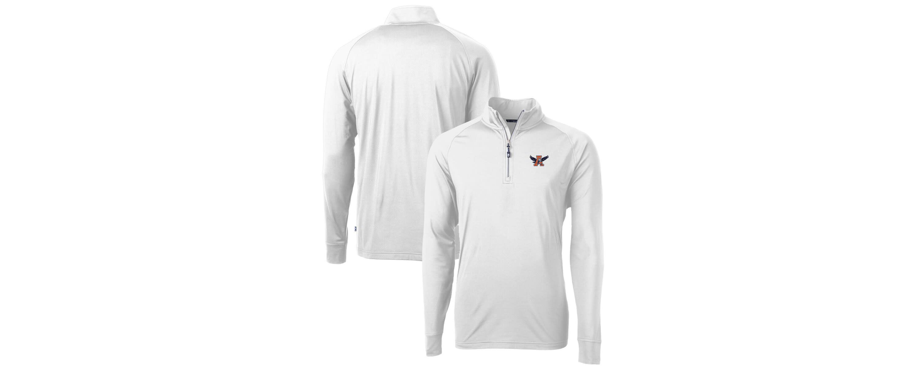 NCAA Auburn Tigers Adapt Eco Knit Stretch Recycled Quarter-Zip Pullover Top