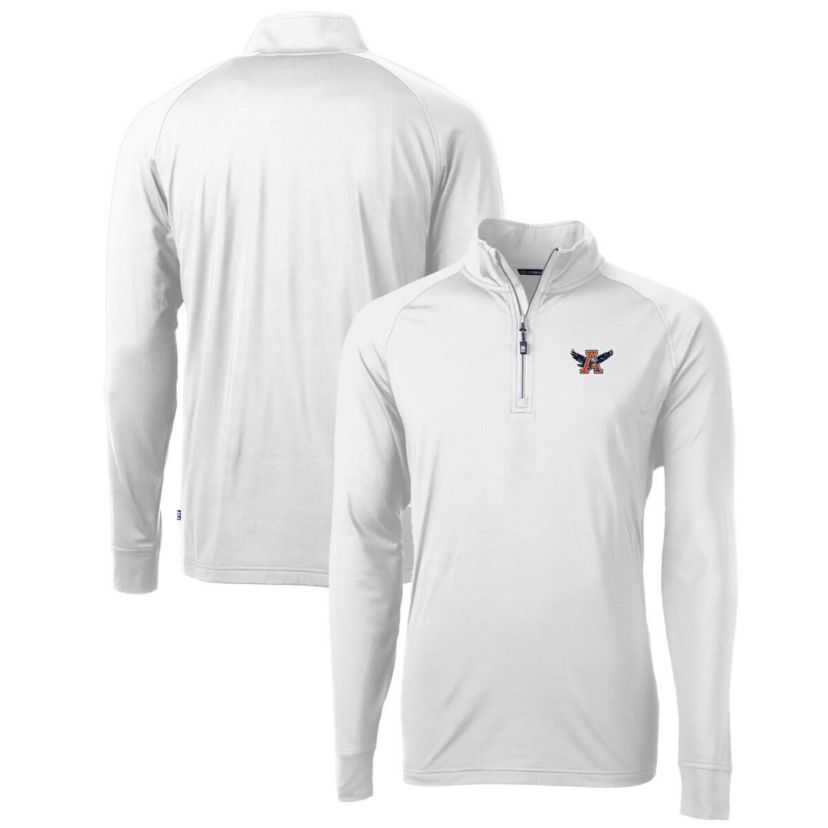 NCAA Auburn Tigers Adapt Eco Knit Stretch Recycled Quarter-Zip Pullover Top