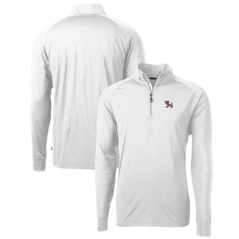 NCAA Clemson Tigers Adapt Eco Knit Stretch Recycled Quarter-Zip Pullover Top