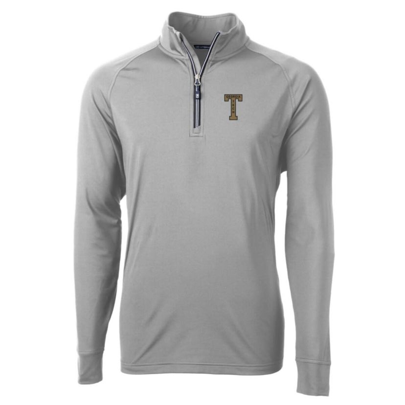 Georgia Tech Yellow Jackets NCAA Georgia Tech Jackets Adapt Eco Knit Stretch Recycled Quarter-Zip Pullover Top