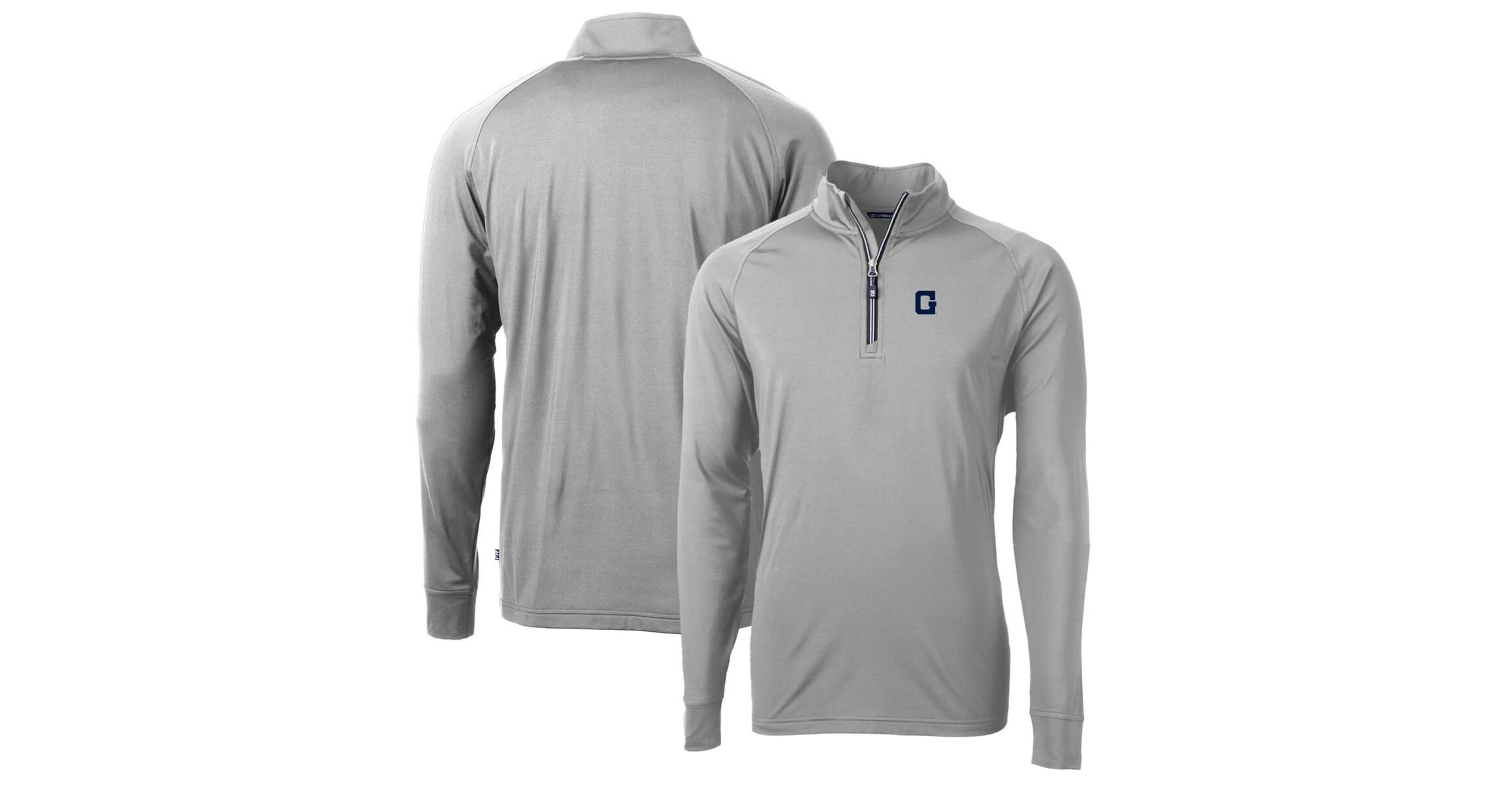NCAA Georgetown Hoyas Adapt Eco Knit Stretch Recycled Quarter-Zip Pullover Top
