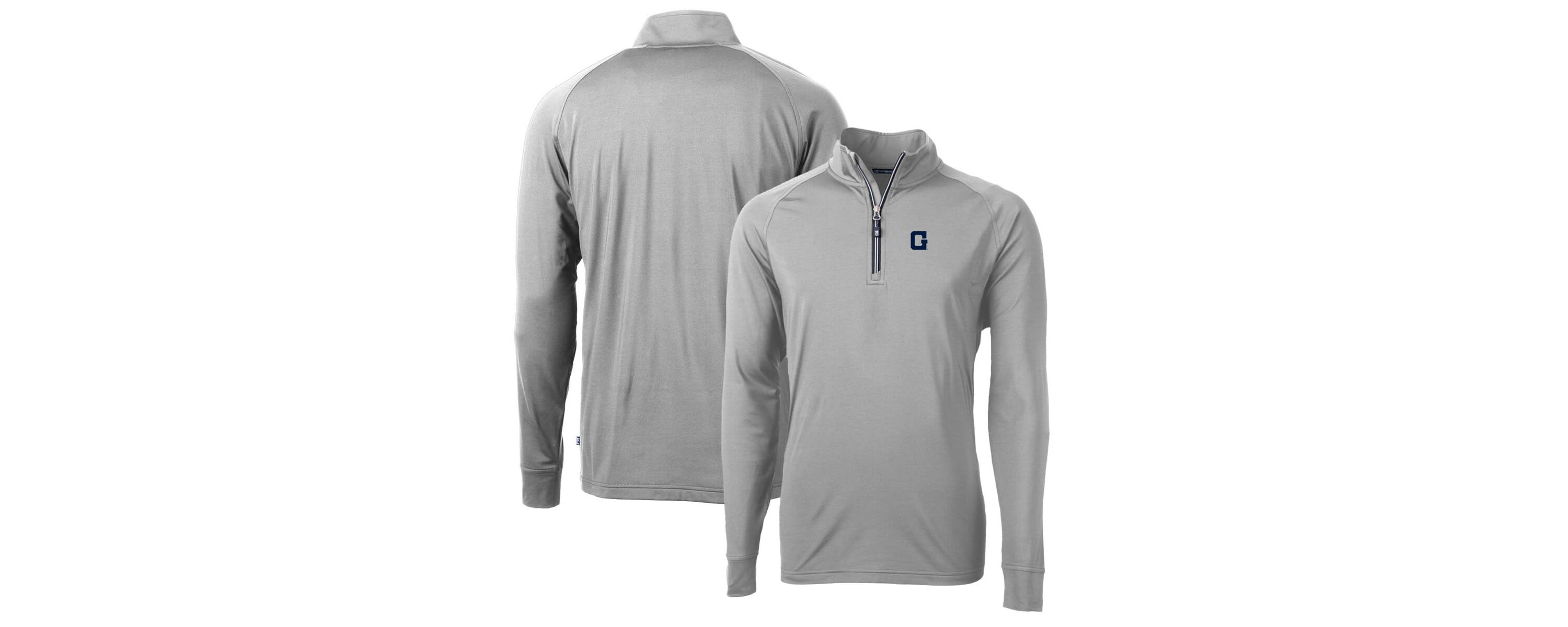 NCAA Georgetown Hoyas Adapt Eco Knit Stretch Recycled Quarter-Zip Pullover Top