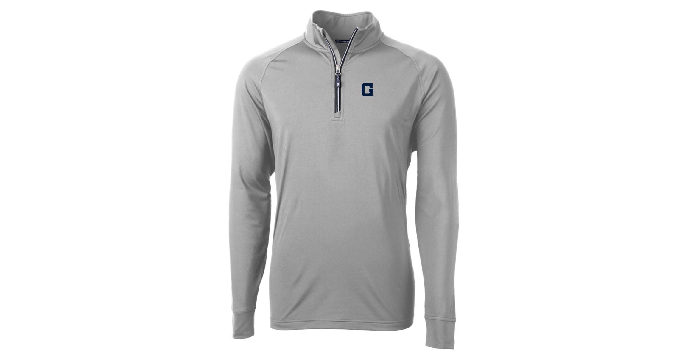 NCAA Georgetown Hoyas Adapt Eco Knit Stretch Recycled Quarter-Zip Pullover Top