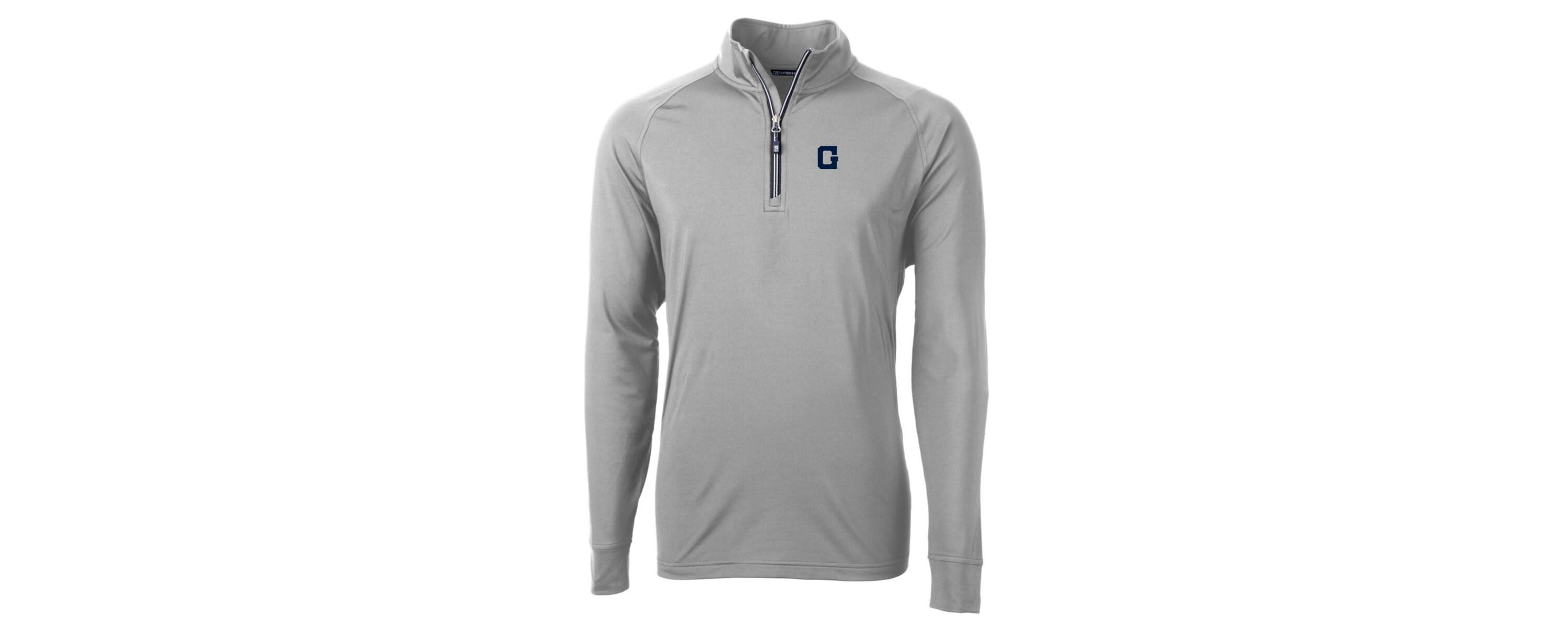 NCAA Georgetown Hoyas Adapt Eco Knit Stretch Recycled Quarter-Zip Pullover Top