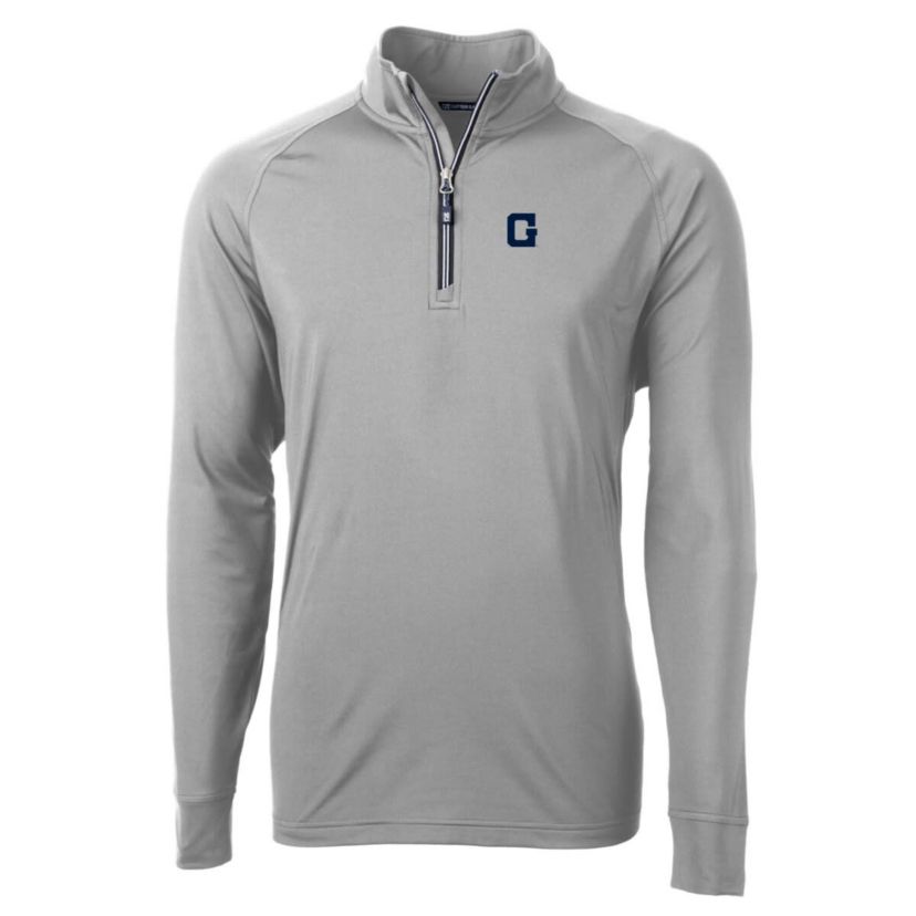 NCAA Georgetown Hoyas Adapt Eco Knit Stretch Recycled Quarter-Zip Pullover Top