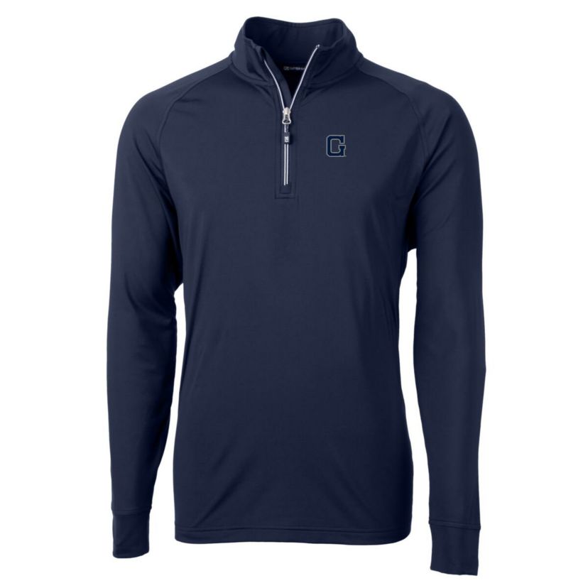 NCAA Georgetown Hoyas Adapt Eco Knit Stretch Recycled Quarter-Zip Pullover Top