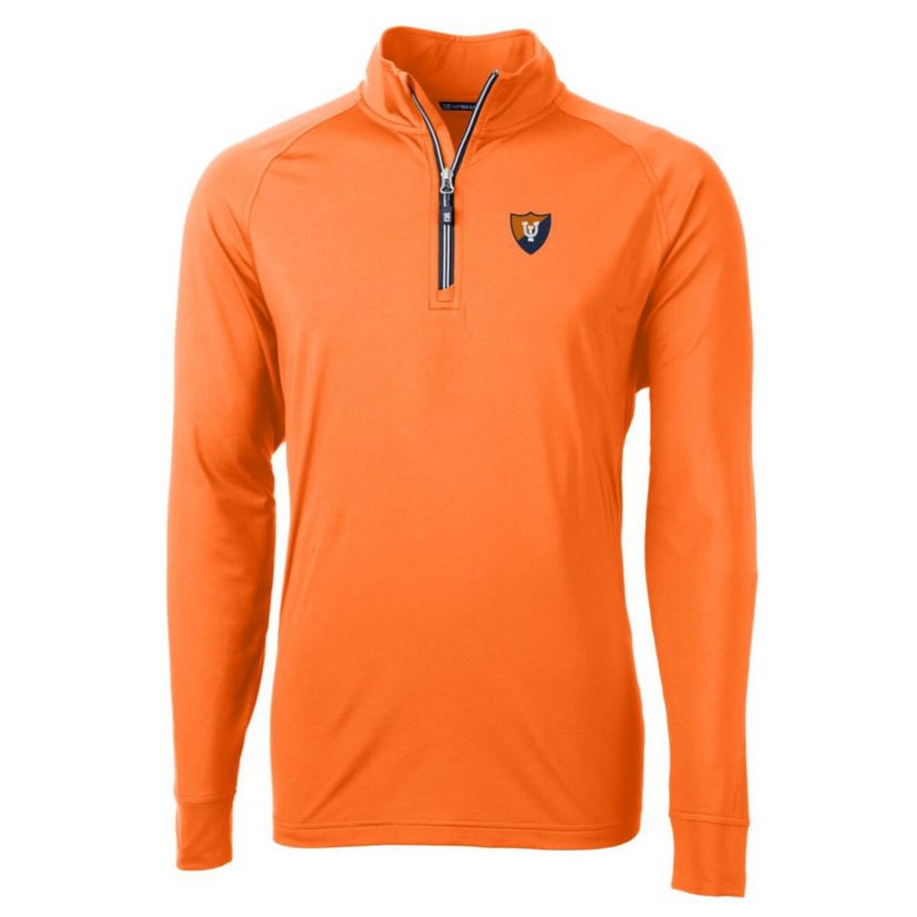 NCAA Illinois Fighting Illini Adapt Eco Knit Stretch Recycled Quarter-Zip Pullover Top
