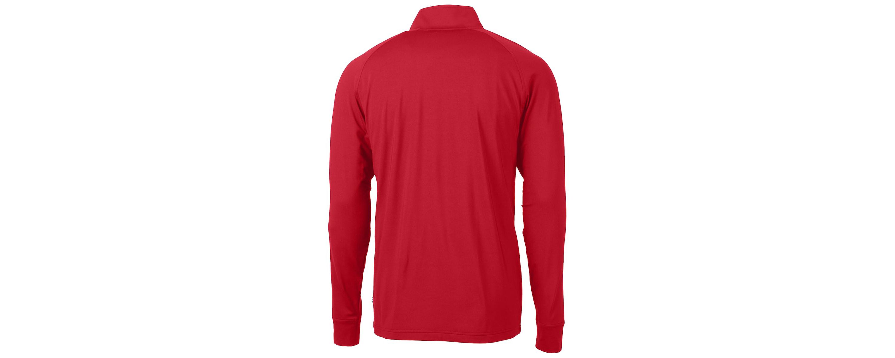 NCAA Kansas Jayhawks Adapt Eco Knit Stretch Recycled Quarter-Zip Pullover Top