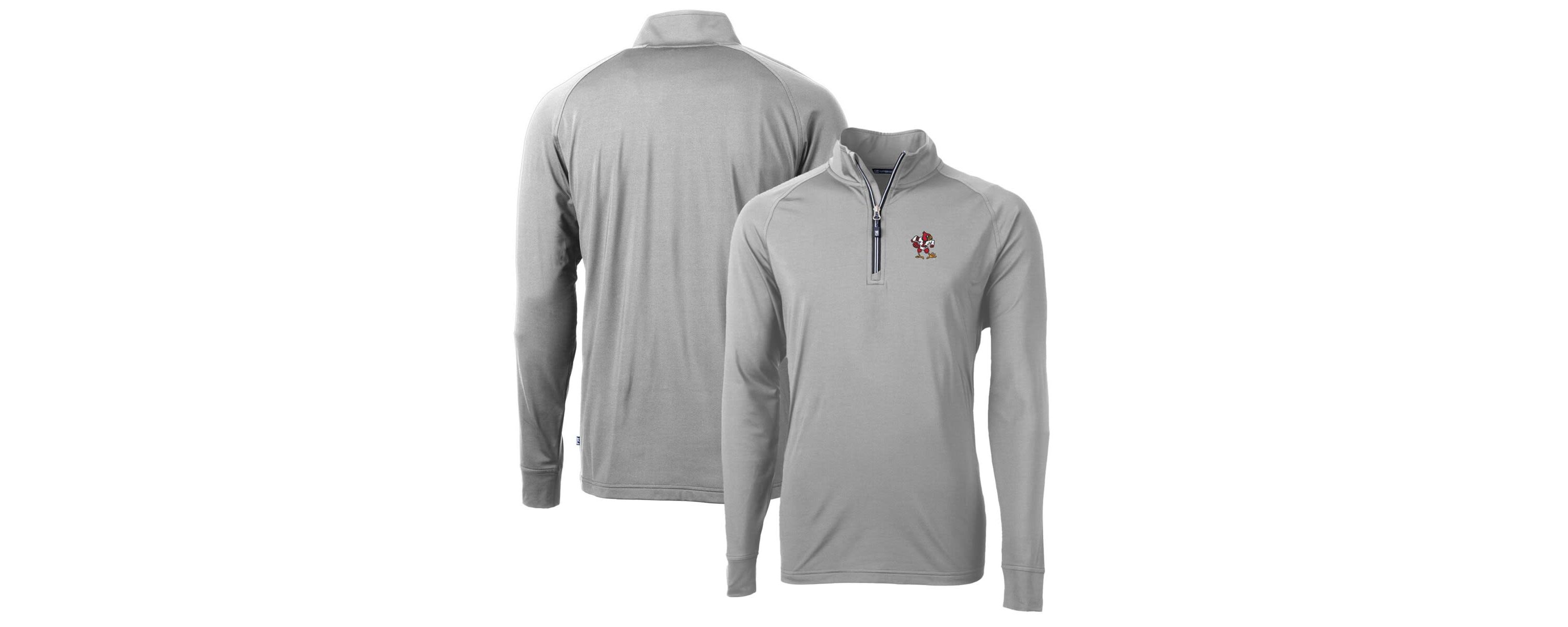 NCAA Louisville Cardinals Adapt Eco Knit Stretch Recycled Quarter-Zip Pullover Top