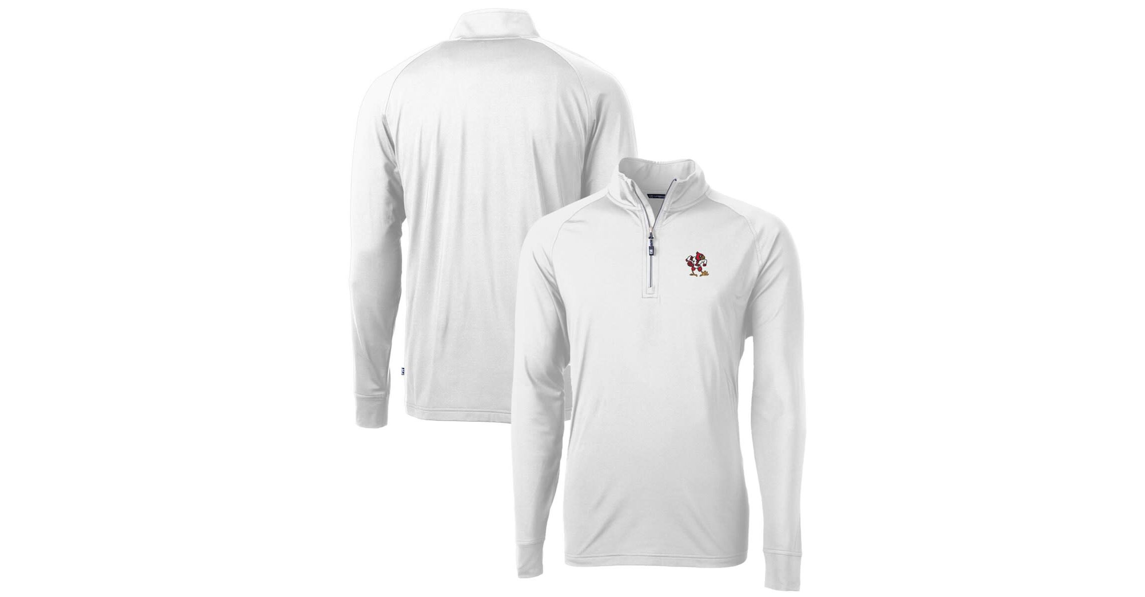 NCAA Louisville Cardinals Adapt Eco Knit Stretch Recycled Quarter-Zip Pullover Top