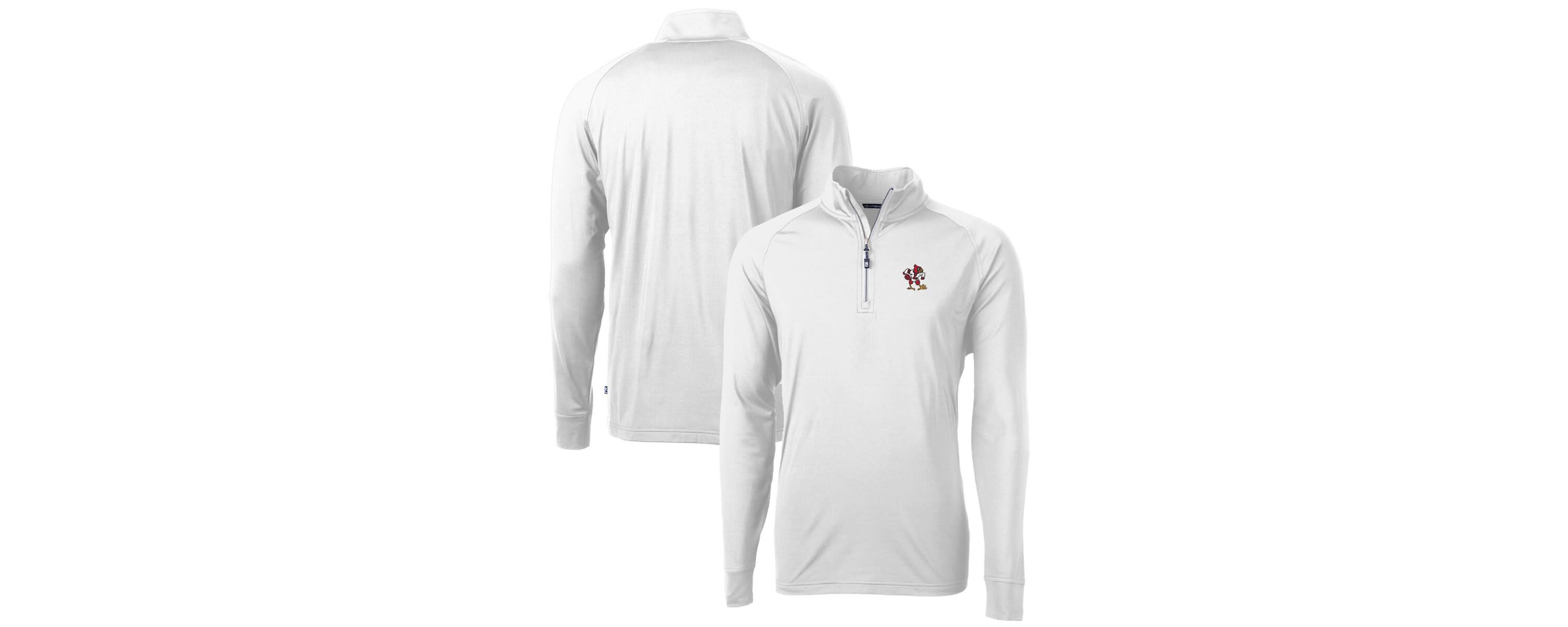 NCAA Louisville Cardinals Adapt Eco Knit Stretch Recycled Quarter-Zip Pullover Top