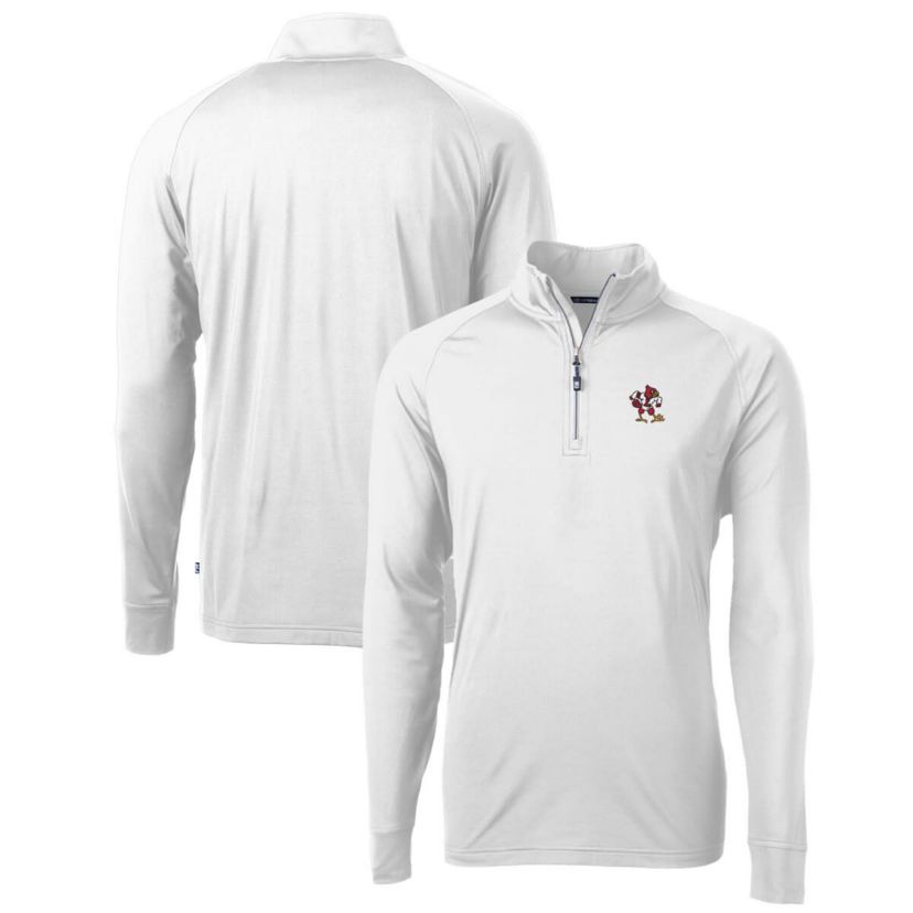 NCAA Louisville Cardinals Adapt Eco Knit Stretch Recycled Quarter-Zip Pullover Top