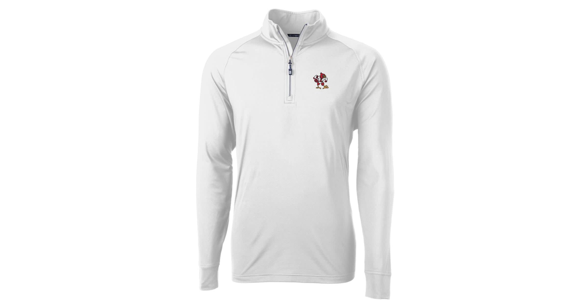 NCAA Louisville Cardinals Adapt Eco Knit Stretch Recycled Quarter-Zip Pullover Top