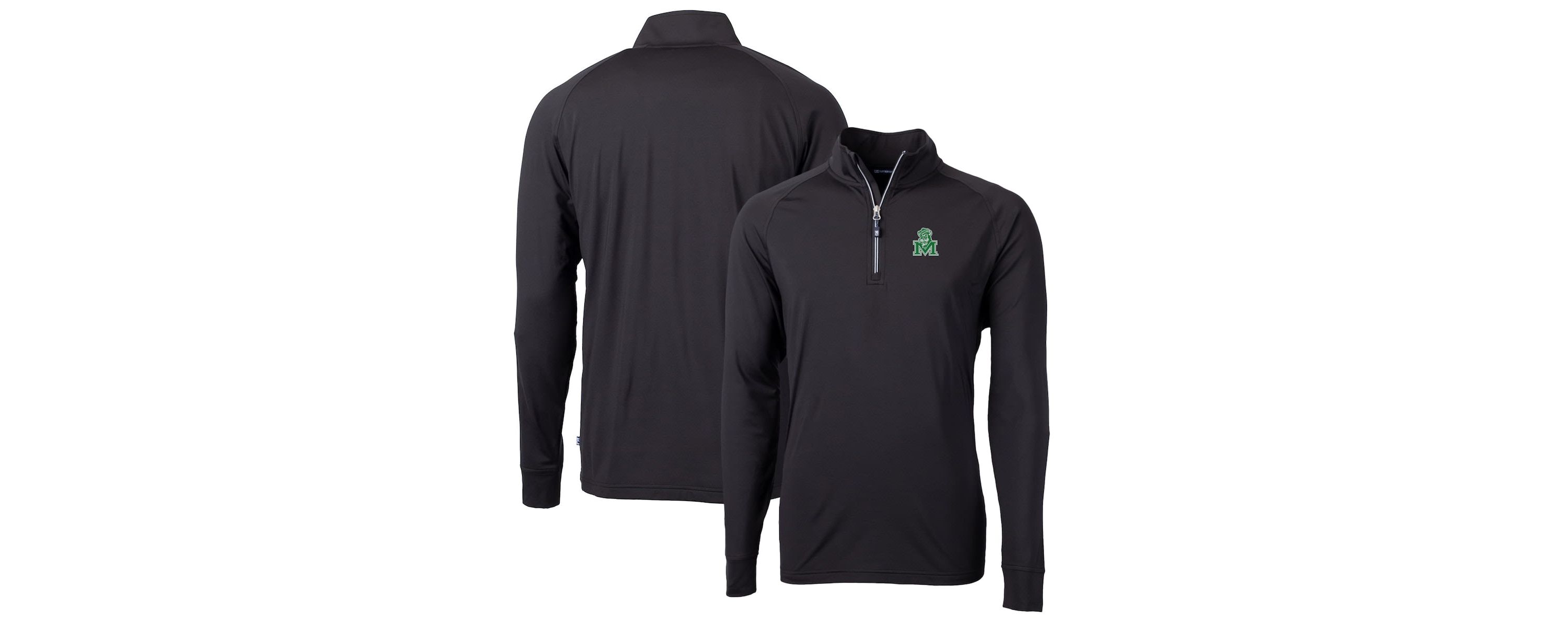 NCAA Marshall Thundering Herd Adapt Eco Knit Stretch Recycled Quarter-Zip Pullover Top
