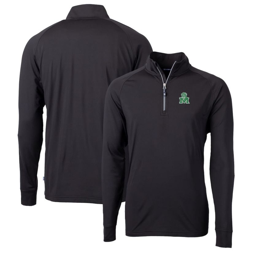 NCAA Marshall Thundering Herd Adapt Eco Knit Stretch Recycled Quarter-Zip Pullover Top