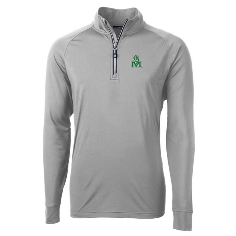NCAA Marshall Thundering Herd Adapt Eco Knit Stretch Recycled Quarter-Zip Pullover Top