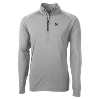 NCAA Michigan Wolverines Adapt Eco Knit Stretch Recycled Quarter-Zip Pullover Top