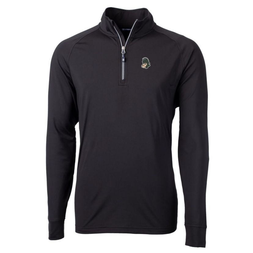 NCAA Michigan State Spartans Adapt Eco Knit Stretch Recycled Quarter-Zip Pullover Top