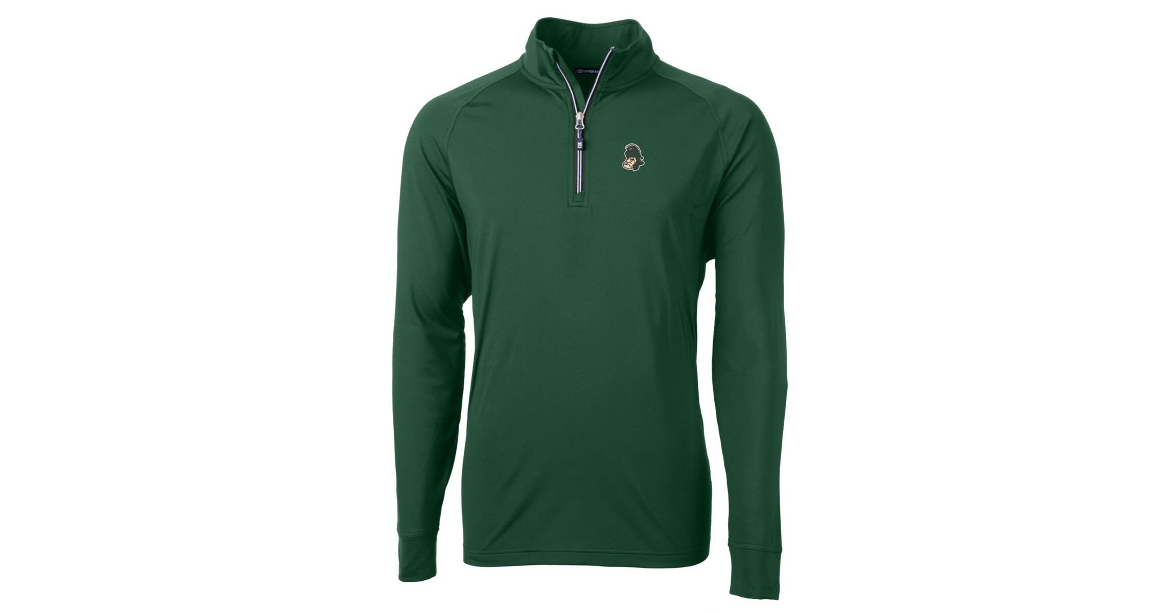 NCAA Michigan State Spartans Adapt Eco Knit Stretch Recycled Quarter-Zip Pullover Top