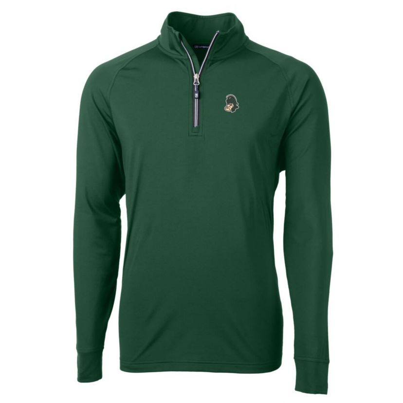 NCAA Michigan State Spartans Adapt Eco Knit Stretch Recycled Quarter-Zip Pullover Top