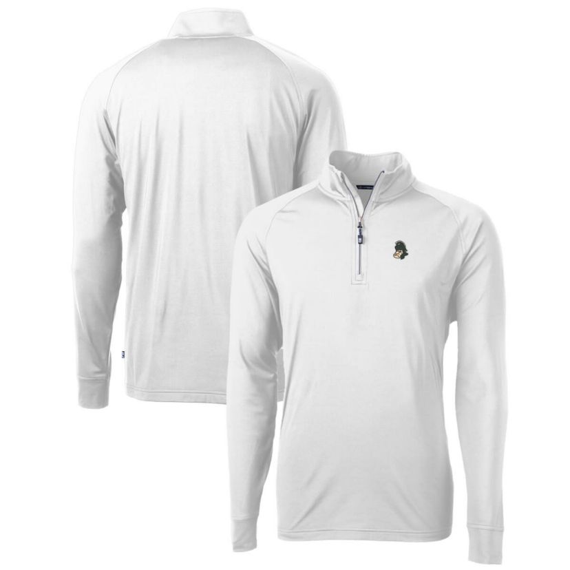NCAA Michigan State Spartans Adapt Eco Knit Stretch Recycled Quarter-Zip Pullover Top