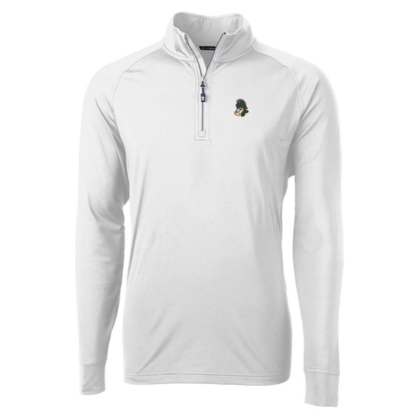 NCAA Michigan State Spartans Adapt Eco Knit Stretch Recycled Quarter-Zip Pullover Top