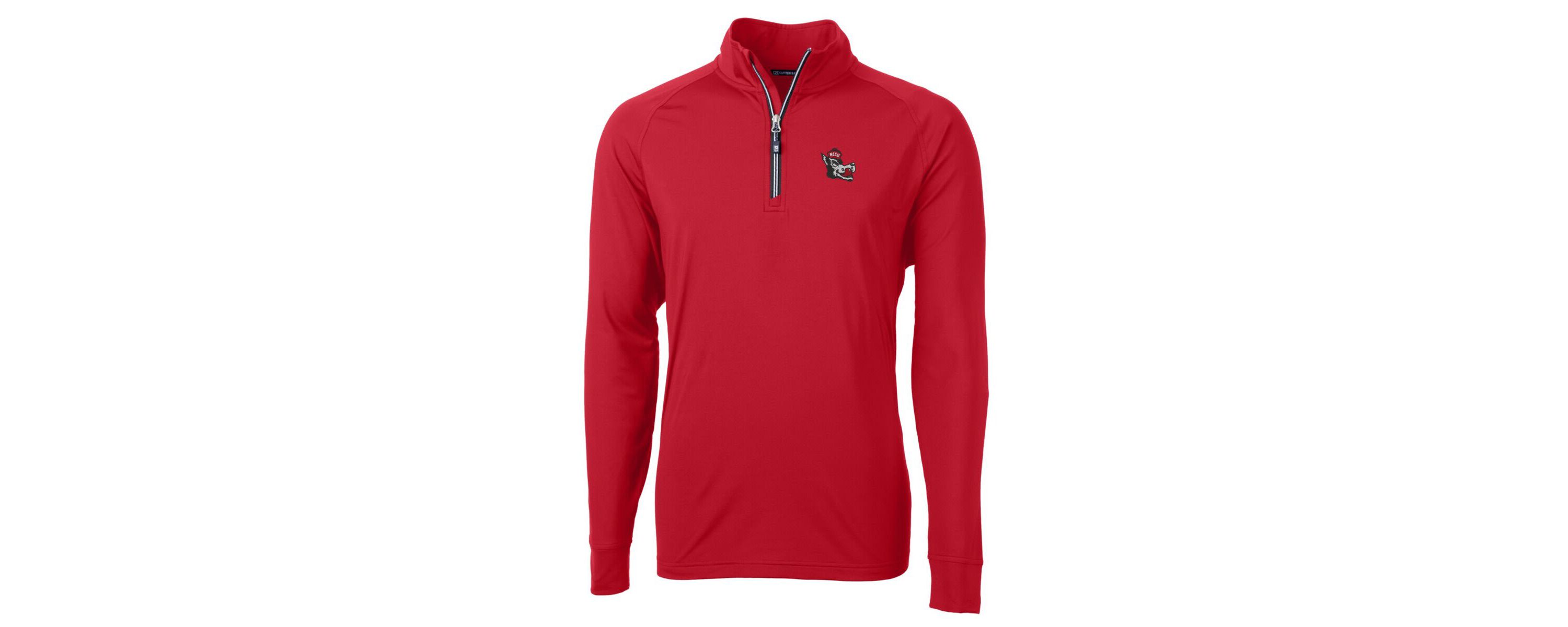 NCAA NC State Wolfpack Adapt Eco Knit Stretch Recycled Quarter-Zip Pullover Top