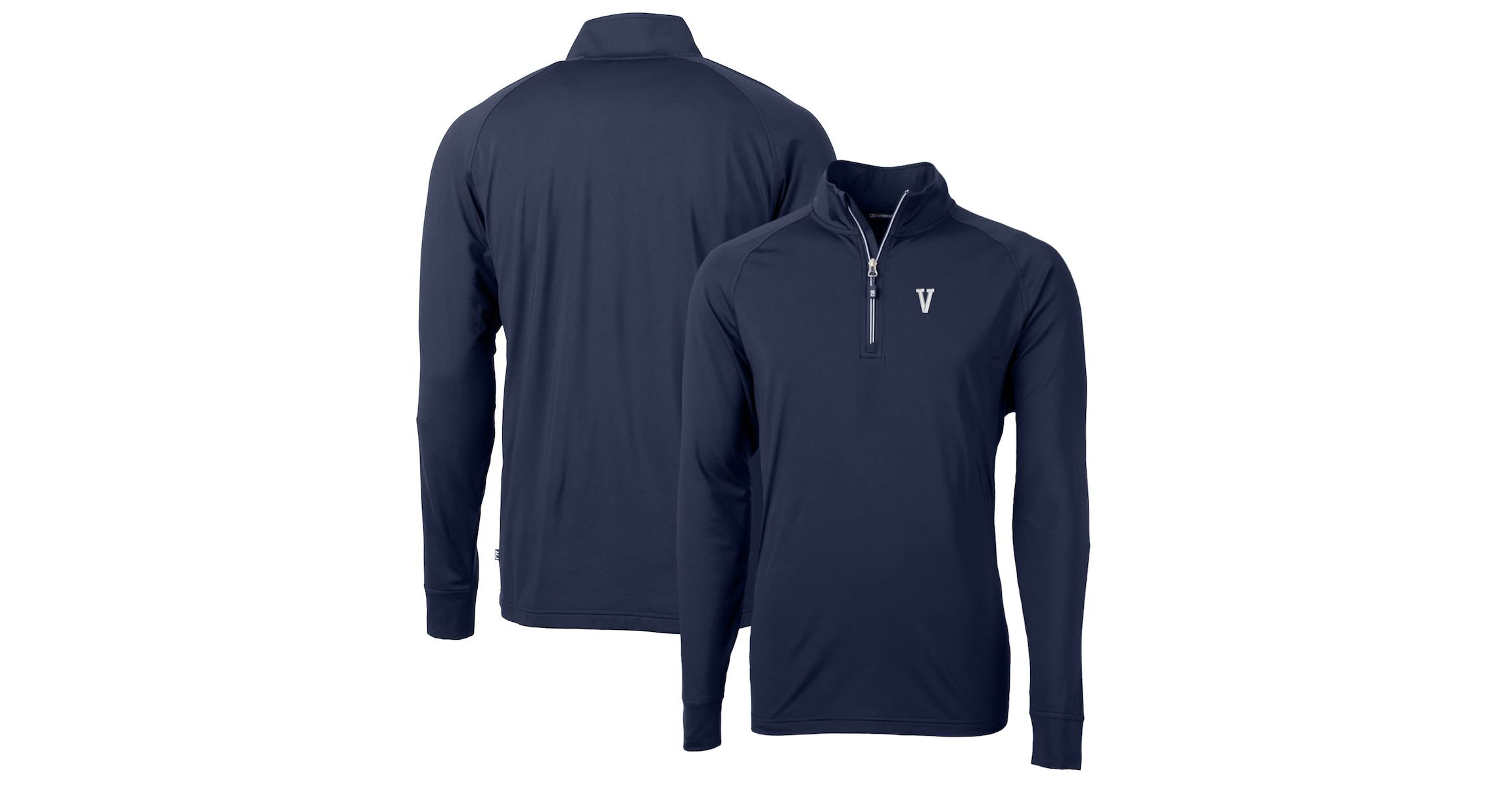 NCAA Villanova Wildcats Adapt Eco Knit Stretch Recycled Quarter-Zip Pullover Top