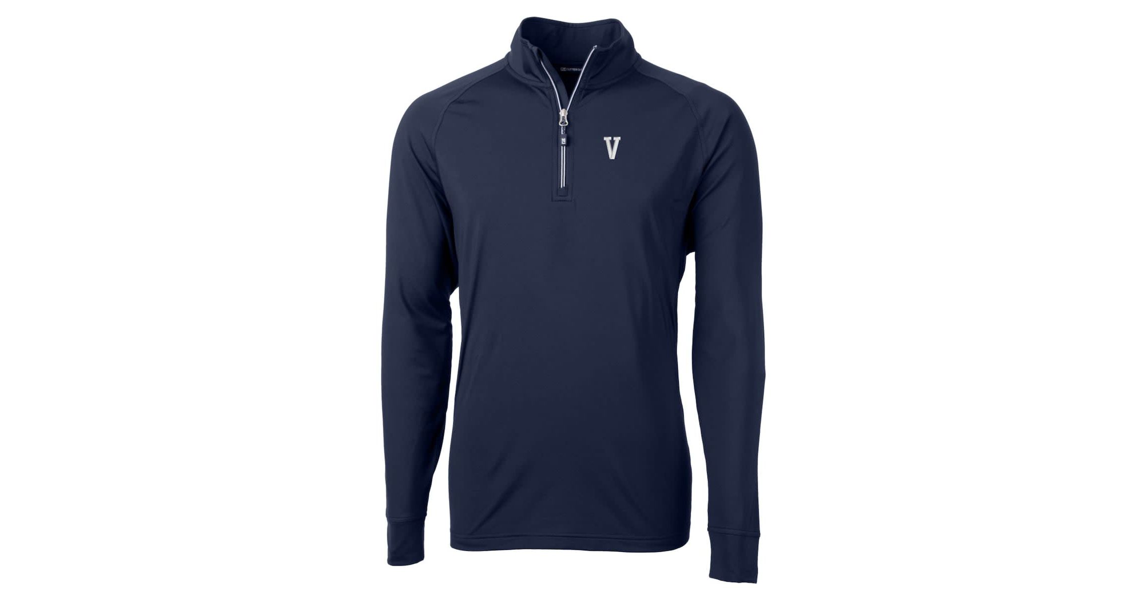NCAA Villanova Wildcats Adapt Eco Knit Stretch Recycled Quarter-Zip Pullover Top