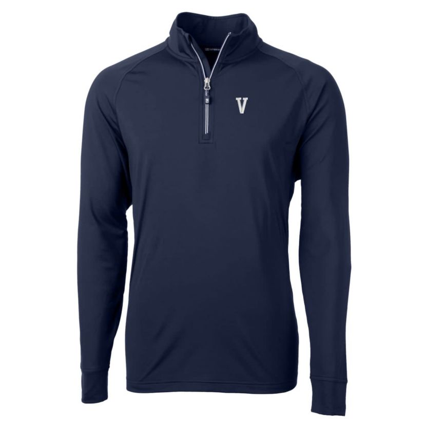 NCAA Villanova Wildcats Adapt Eco Knit Stretch Recycled Quarter-Zip Pullover Top