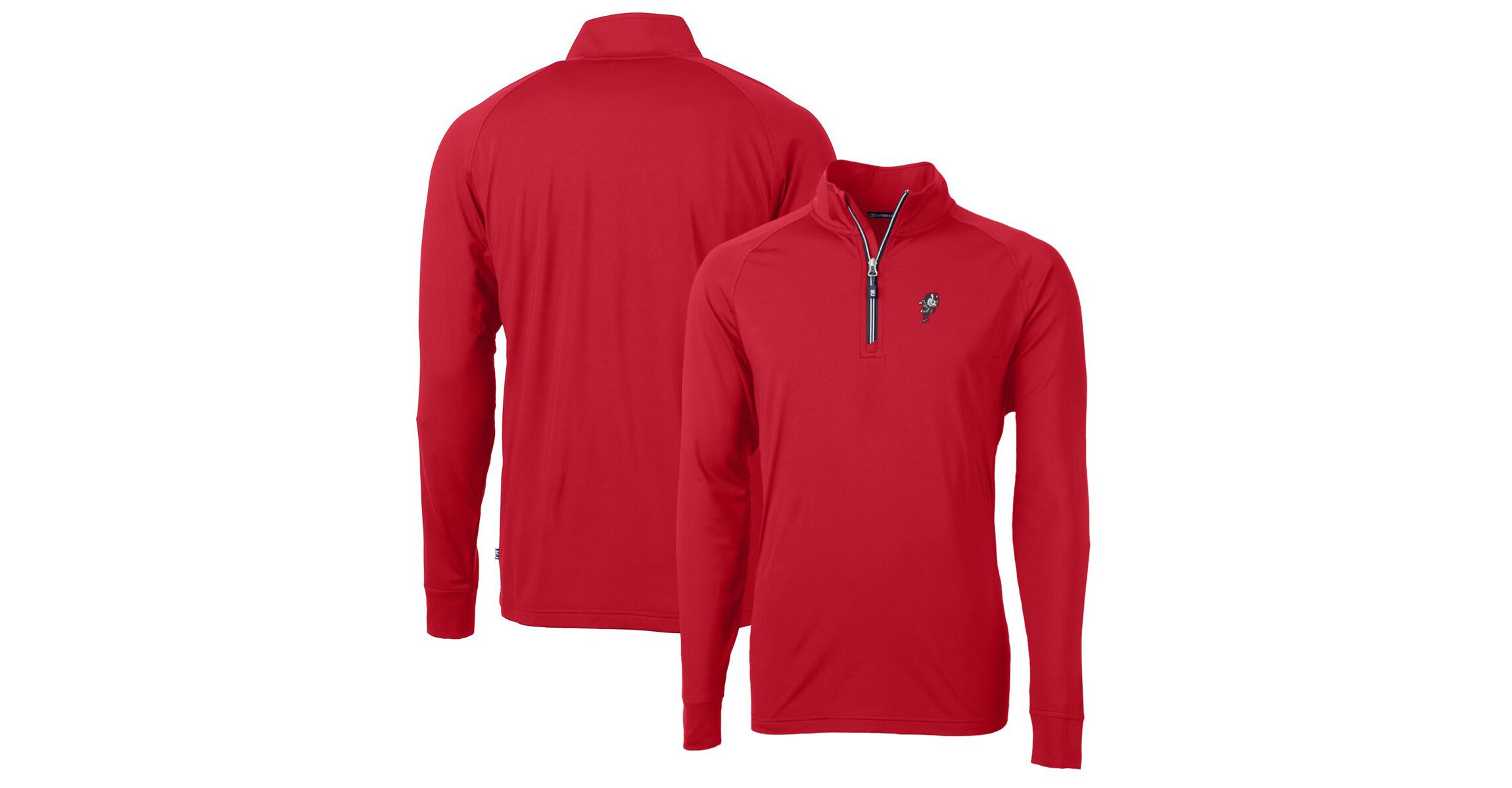 NCAA Ohio State Buckeyes Adapt Eco Knit Stretch Recycled Quarter-Zip Pullover Top